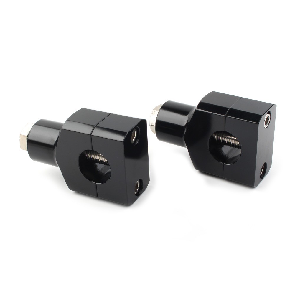 For Harley Fatboy 1″ Motorcycle Handlebar Handle Bar Adapter Risers Clamp Mounts