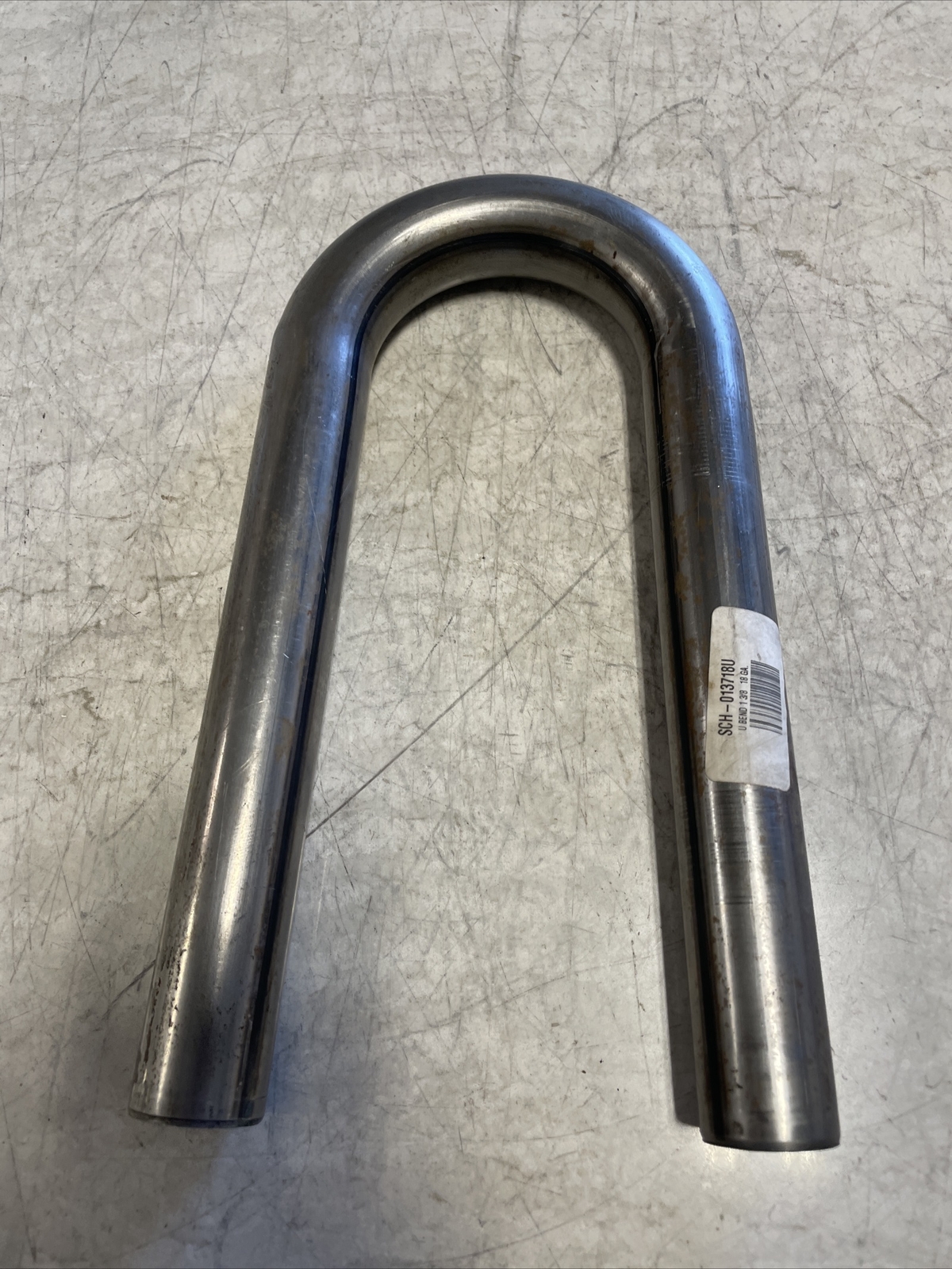 Schoenfeld U-Bend Mild Steel 1.375” Radius 18 Gauge 013718U