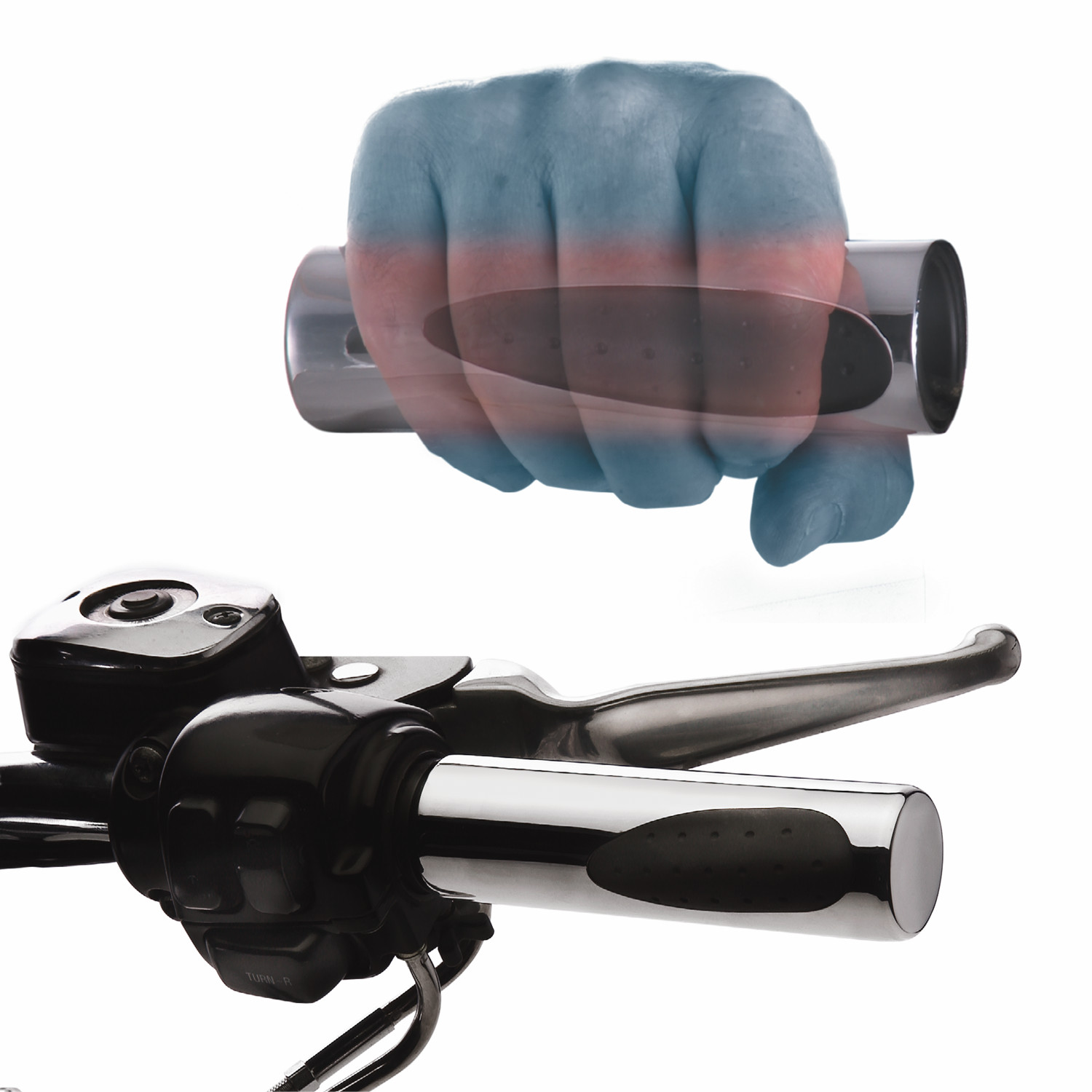 Throttle Assembly w/ Grips for Single Cable Fits For 1973-1980 Harley Davidson