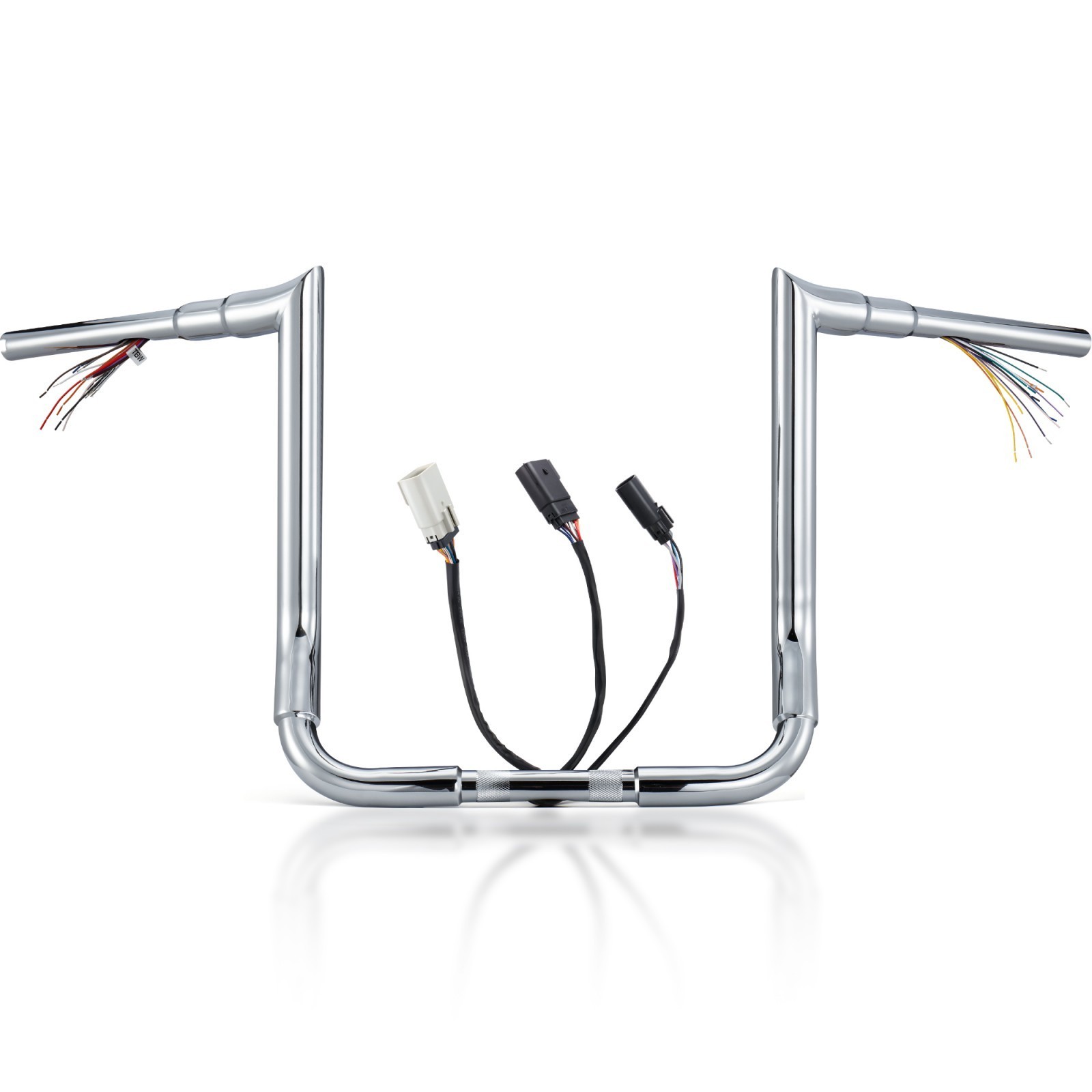 16″ Prewired Street Glide Handlebar for 2008-2013 Electra Glide 1.5″ Fat Chrome