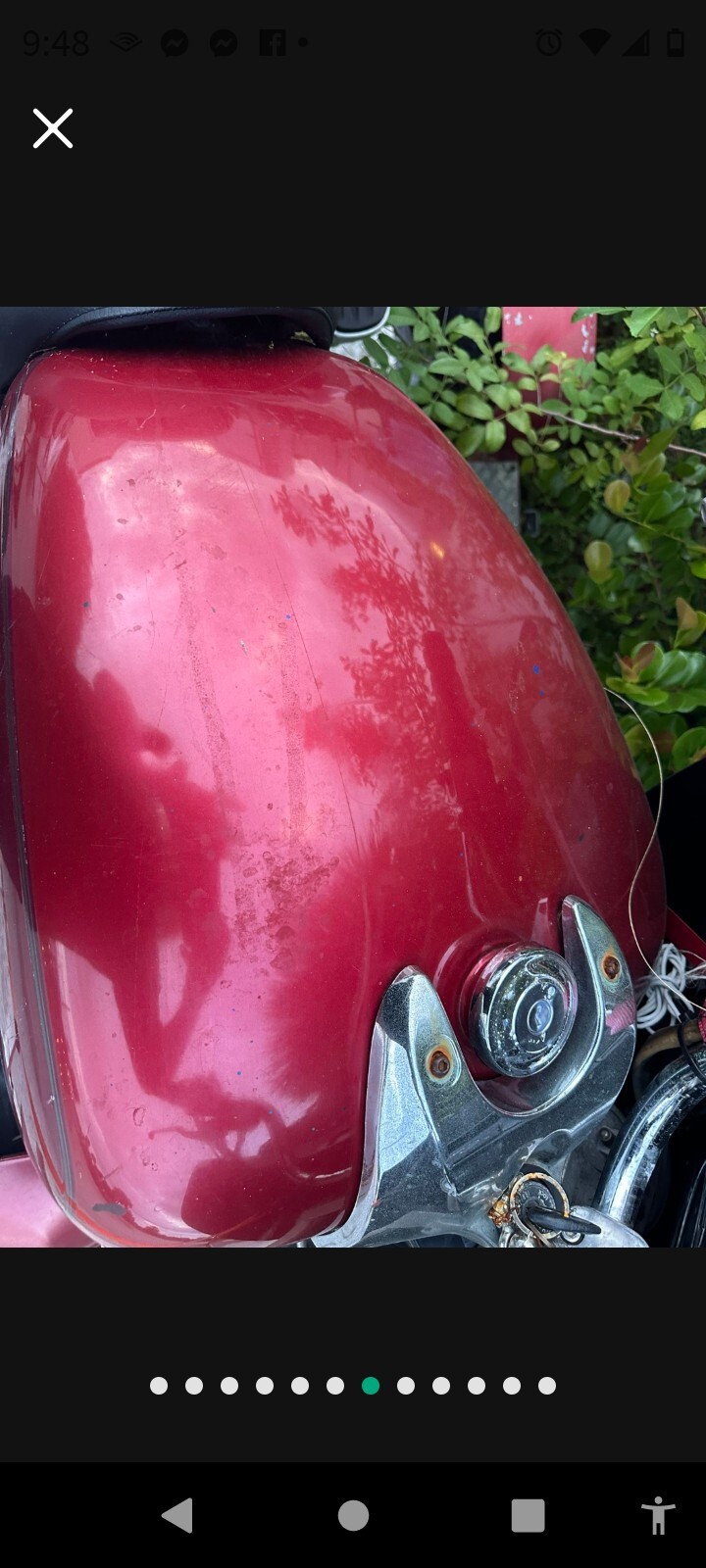 Royal Star Seat Front And Back Small Tear As Pictures Part Complete Bike
