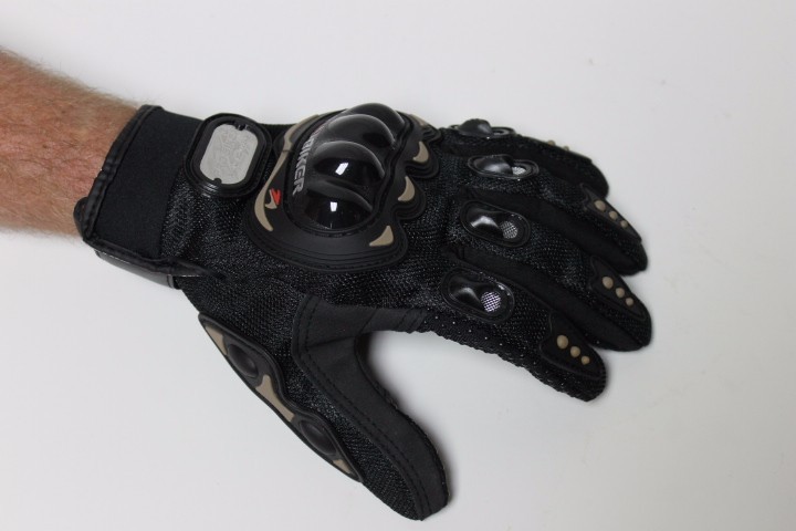 BLACK Pro Biker MotoCross Gloves XLARGE Moto Sports Gear 25-27cm 10-101/2 inch