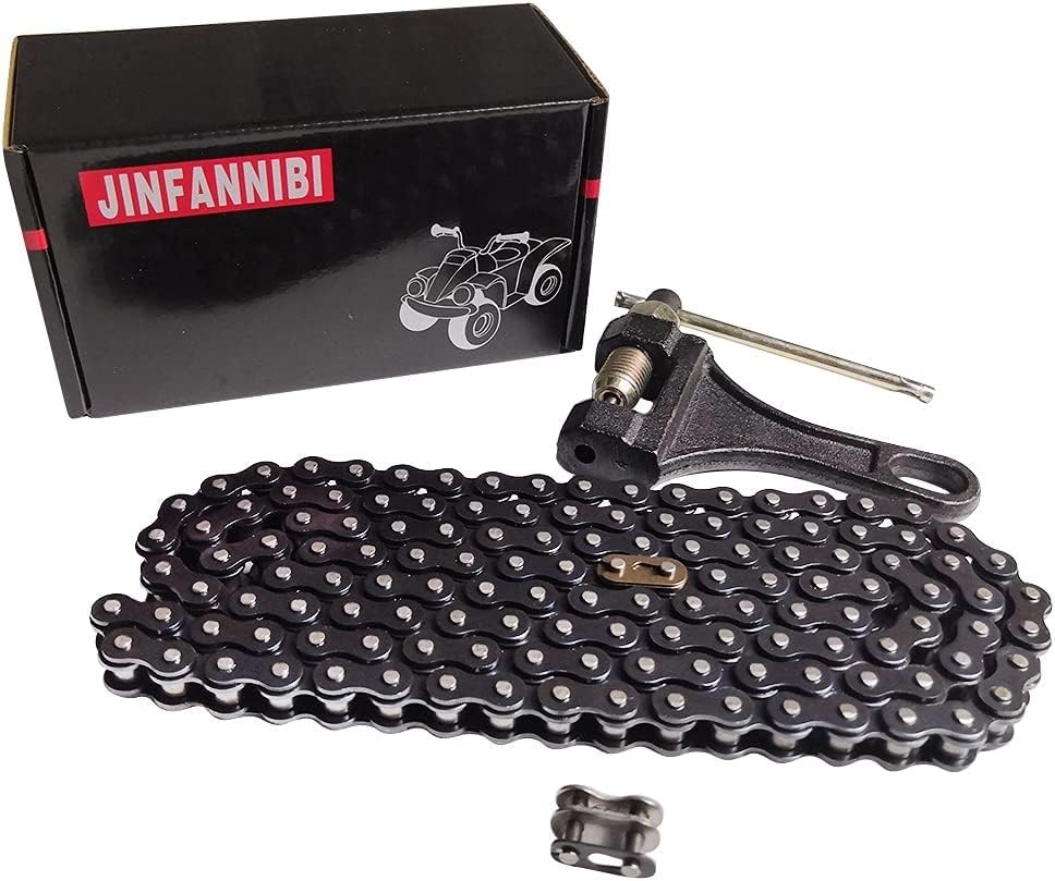 420 Chain 132 Links & Chain Breaker Kit For 90cc 110cc 125cc Dirt Bike Quad ATV
