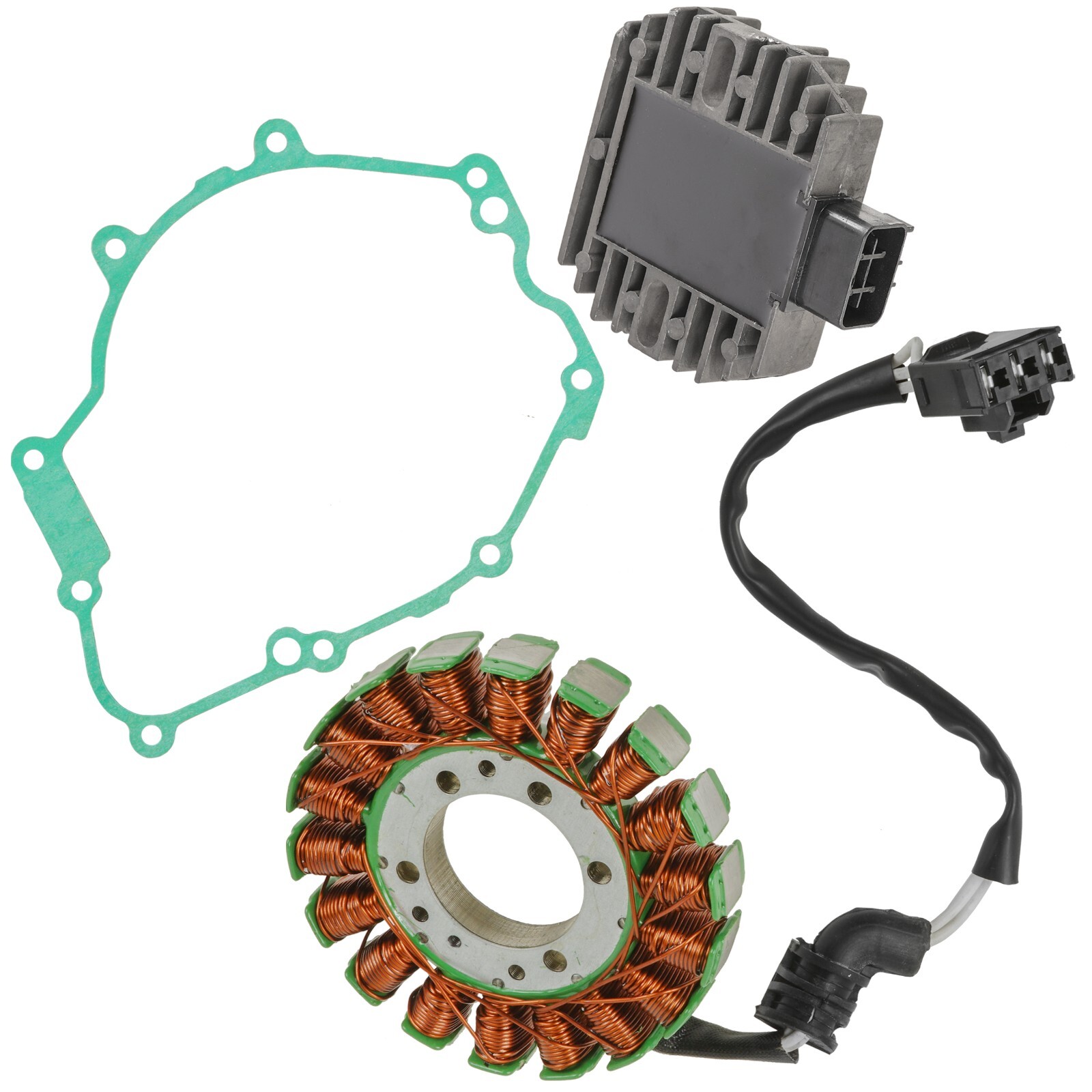Stator & Regulator Rectifier for Yamaha R6 YZFR6 YZF-R6 2006-2016 Gasket