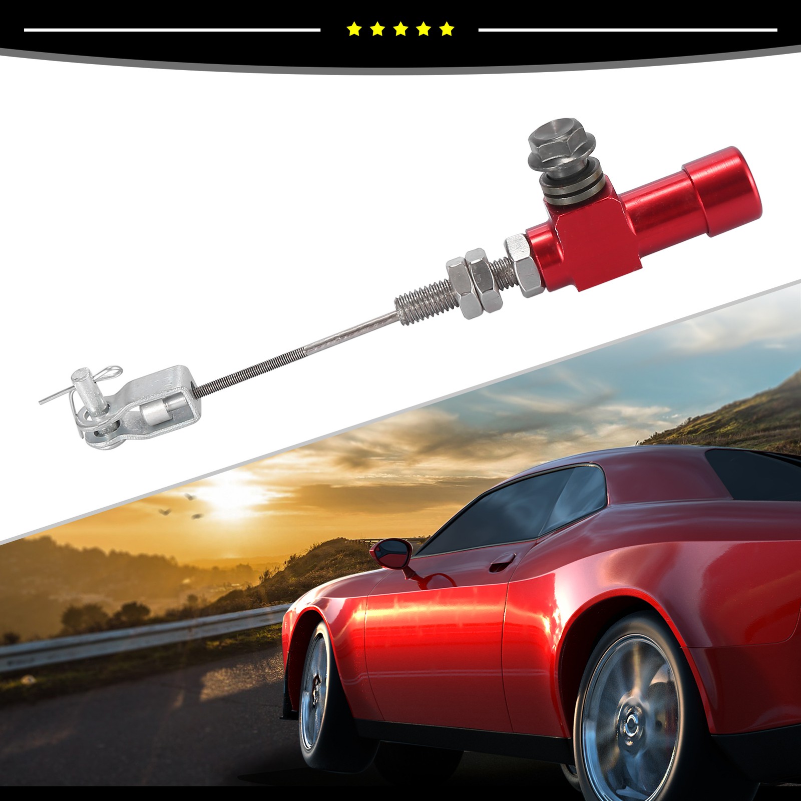 M10 Hydraulic Clutch Cylinder Rod Brake Pump for Motorcycle Dirt Bike Pit Bike