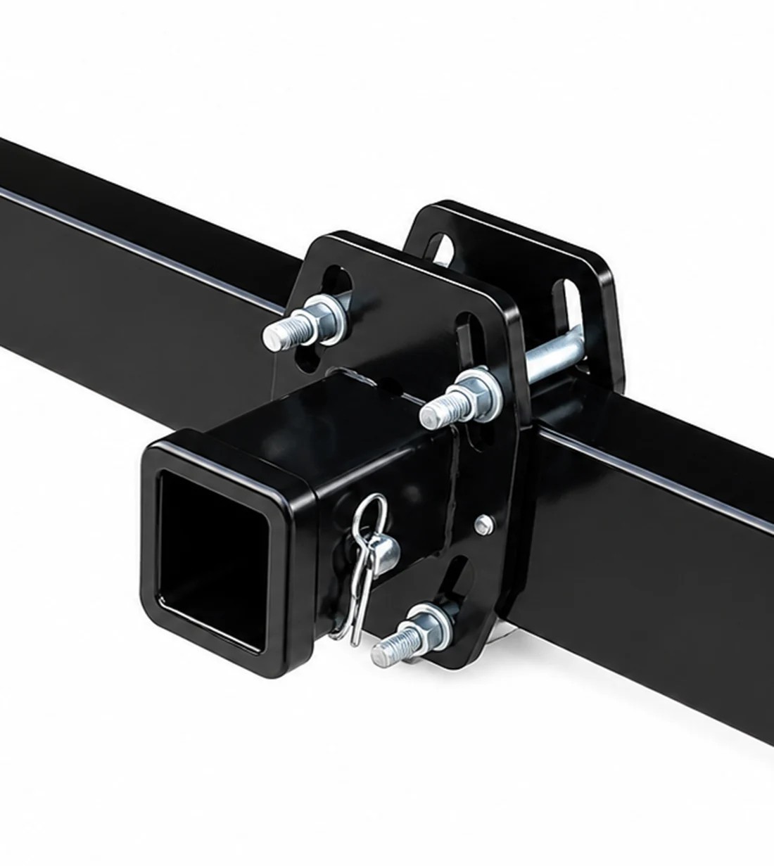 HERC OUTDOORS RV & Camper Bumper Mount Gear Rack, no drill, bolt-on complete kit