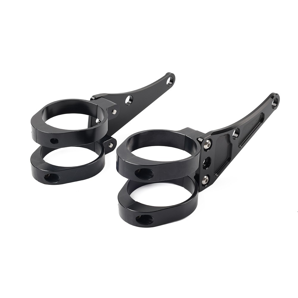 58MM Motorcycle Headlight Bracket Mount Clamp Fork Tube Holder For Harley
