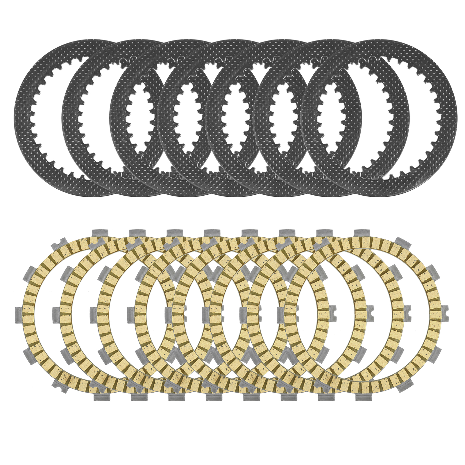 Clutch Friction & Steel Plates Kit for Kawasaki KX250F KX250 KX250X KX252 08-24