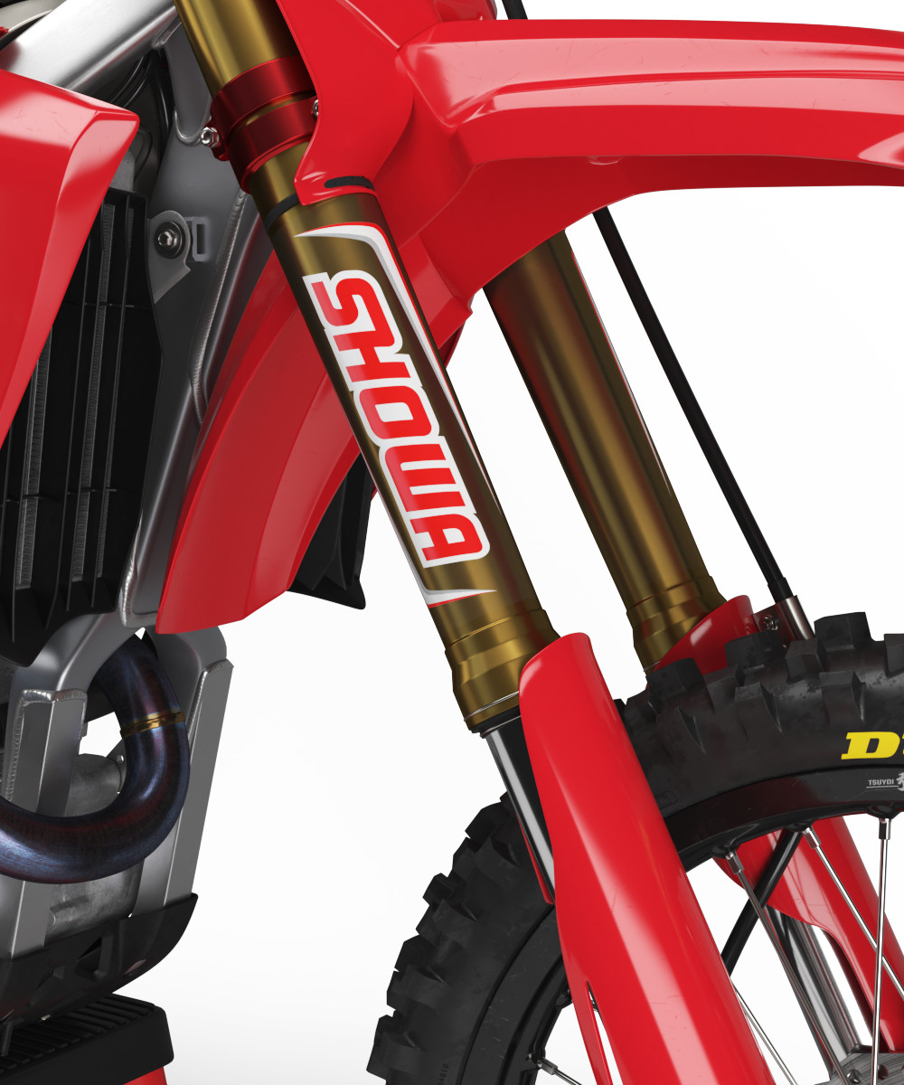 Showa (FACTORY) Fork Stickers Decal Shock Suspension Decals Set (9×6.5)