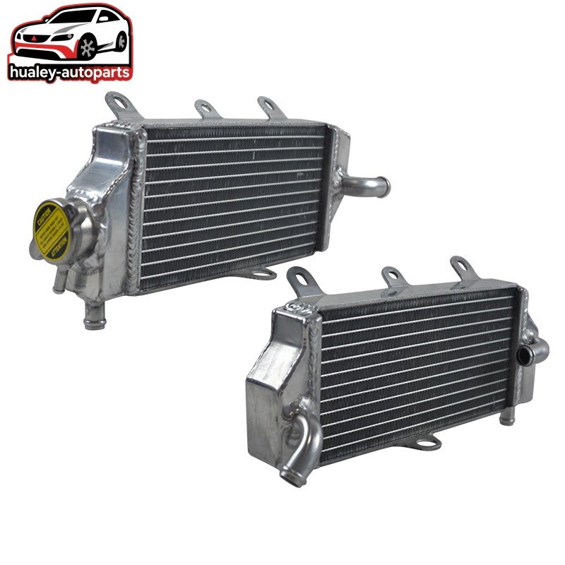 Aluminum Silver Radiator L+R Fits For 2010 2011 2012 2013 Yamaha YZF250 YZ250F