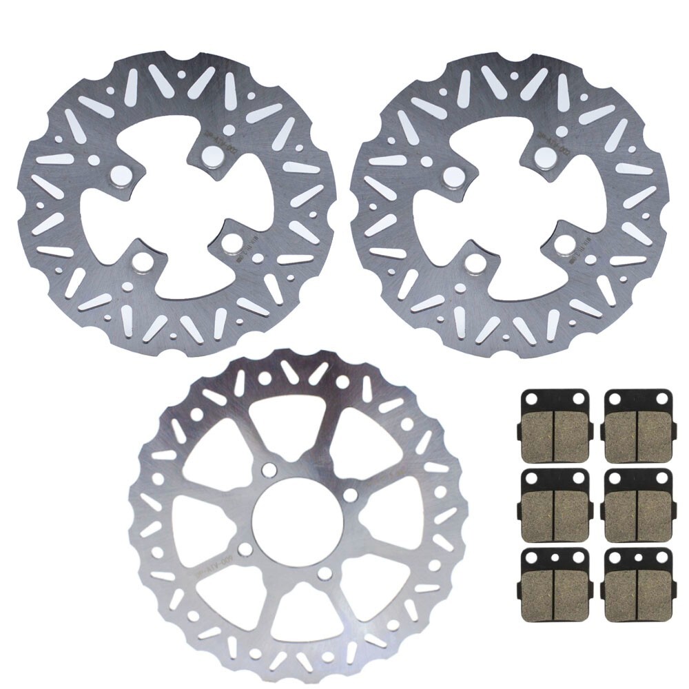 Front Rear Set Brake Discs Rotors for YAMAHA Banshee 350 YFZ350 1990-2006