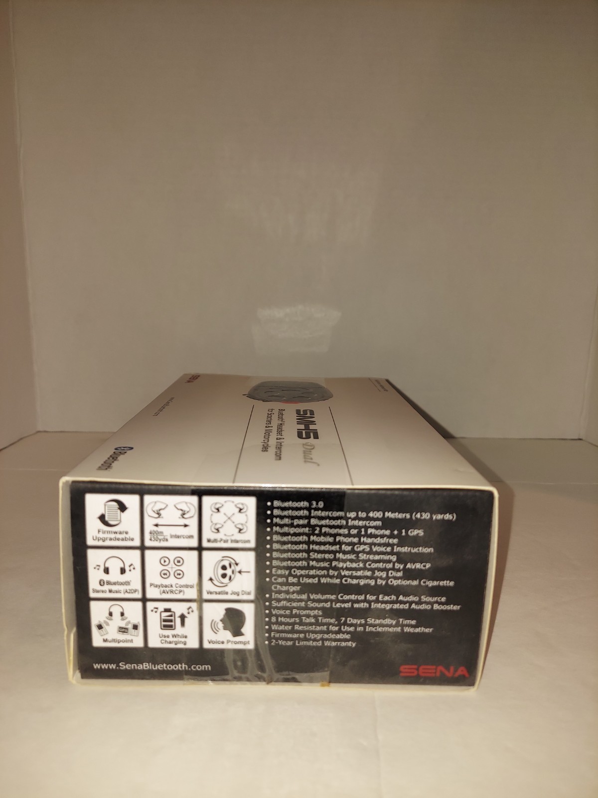 Sena SMH5 Dual Bluetooth Motorcycle Scooter Communication System