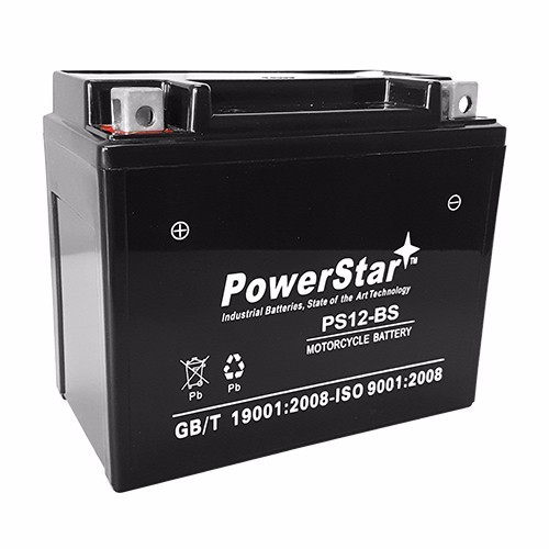 PowerStar YTX12-BS Replaces – 2000-98 Honda VTR1000 SuperHawk PowerSport Battery