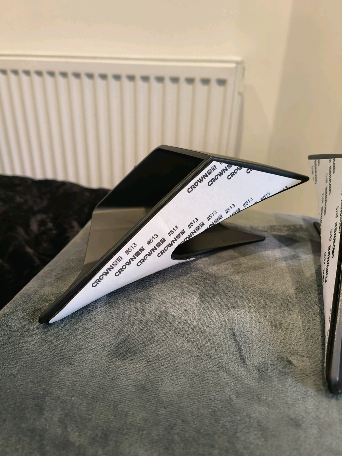 Honda CBR500R Winglet Wing Spoiler Matte Black Front Fairing