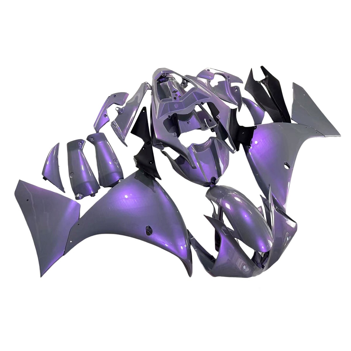 ABS Fairing Kit For Yamaha YZF1000 R1 2009 – 2011 Bodywork Chameleon Gray Purple