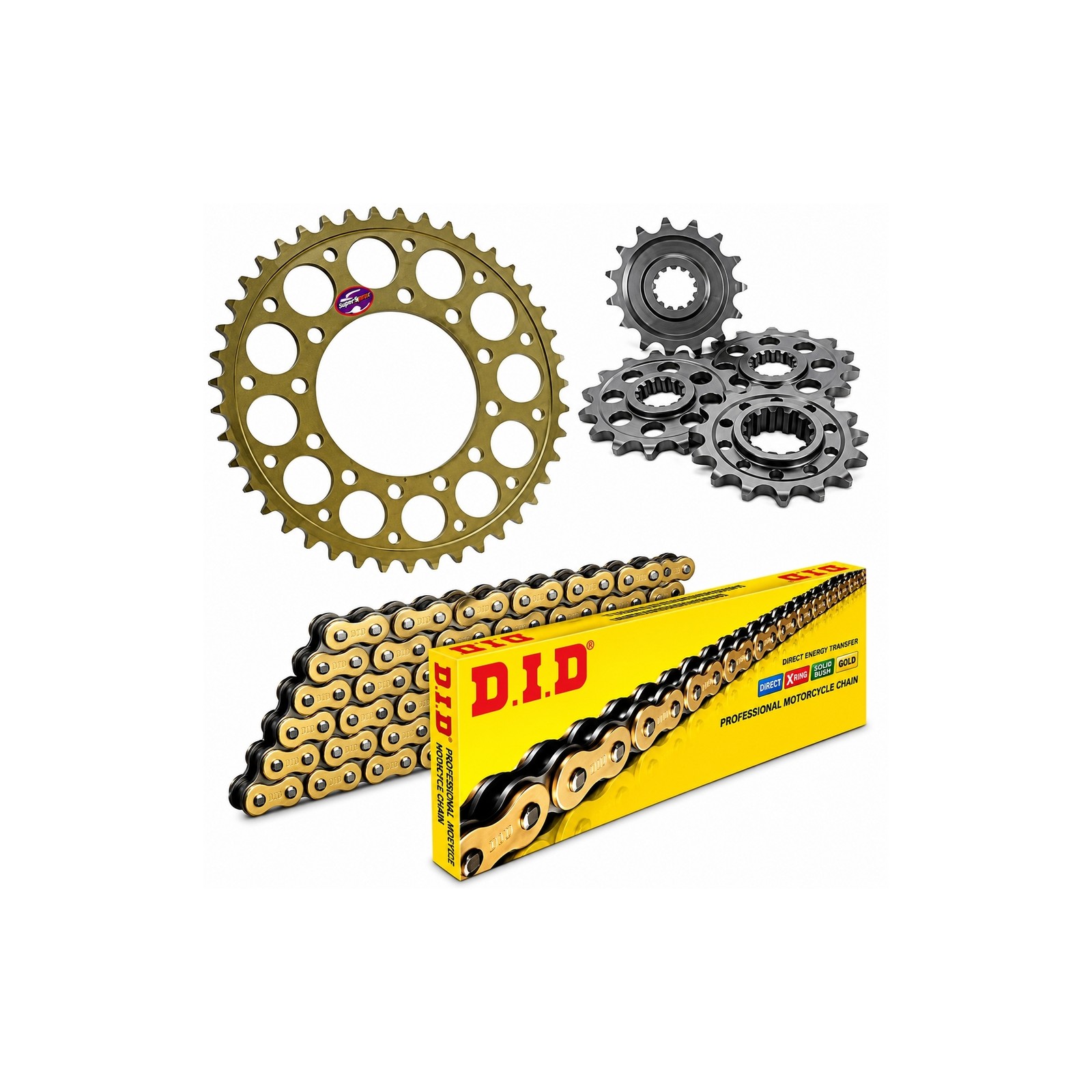 Triumph 675 Daytona 2013-2016 Renthal & DID VXGB Chain & Sprocket Kit