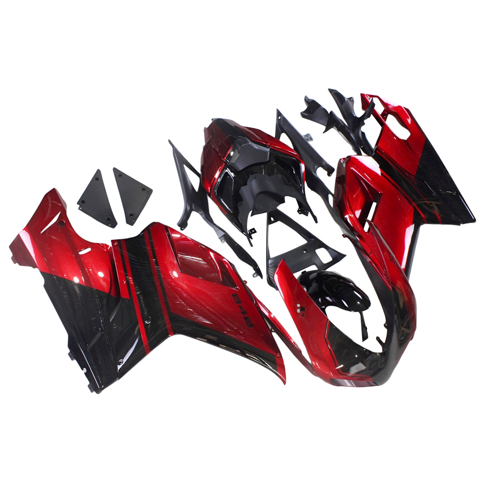 ABS Fairings For Ducati 1098 848 1198 2007 2008 10 2011 2012 Bodywork Body Kits