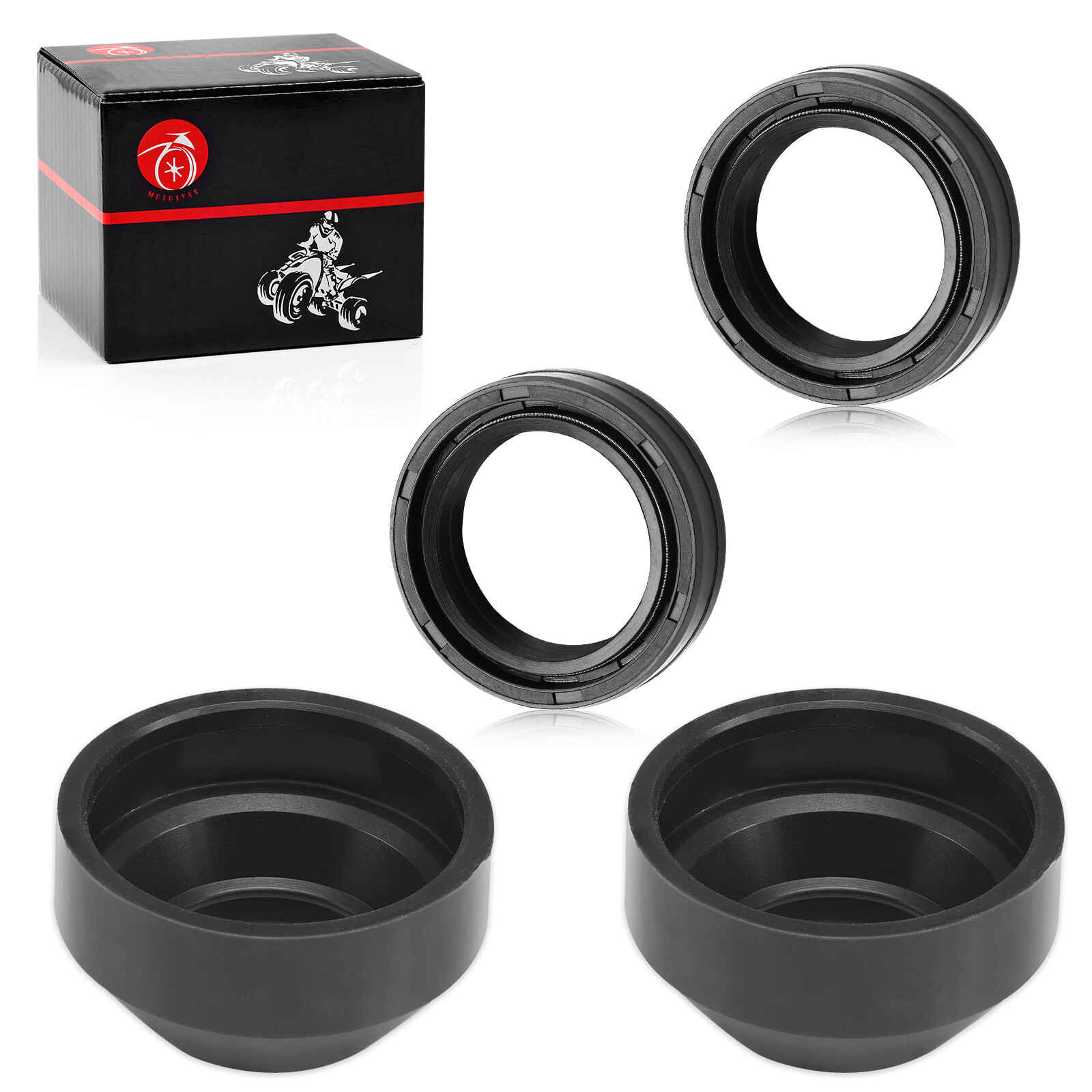 Fork Oil Seals & Dust Wiper Seals For Honda CM450 Hondamatic/Custom/E 1982-1983