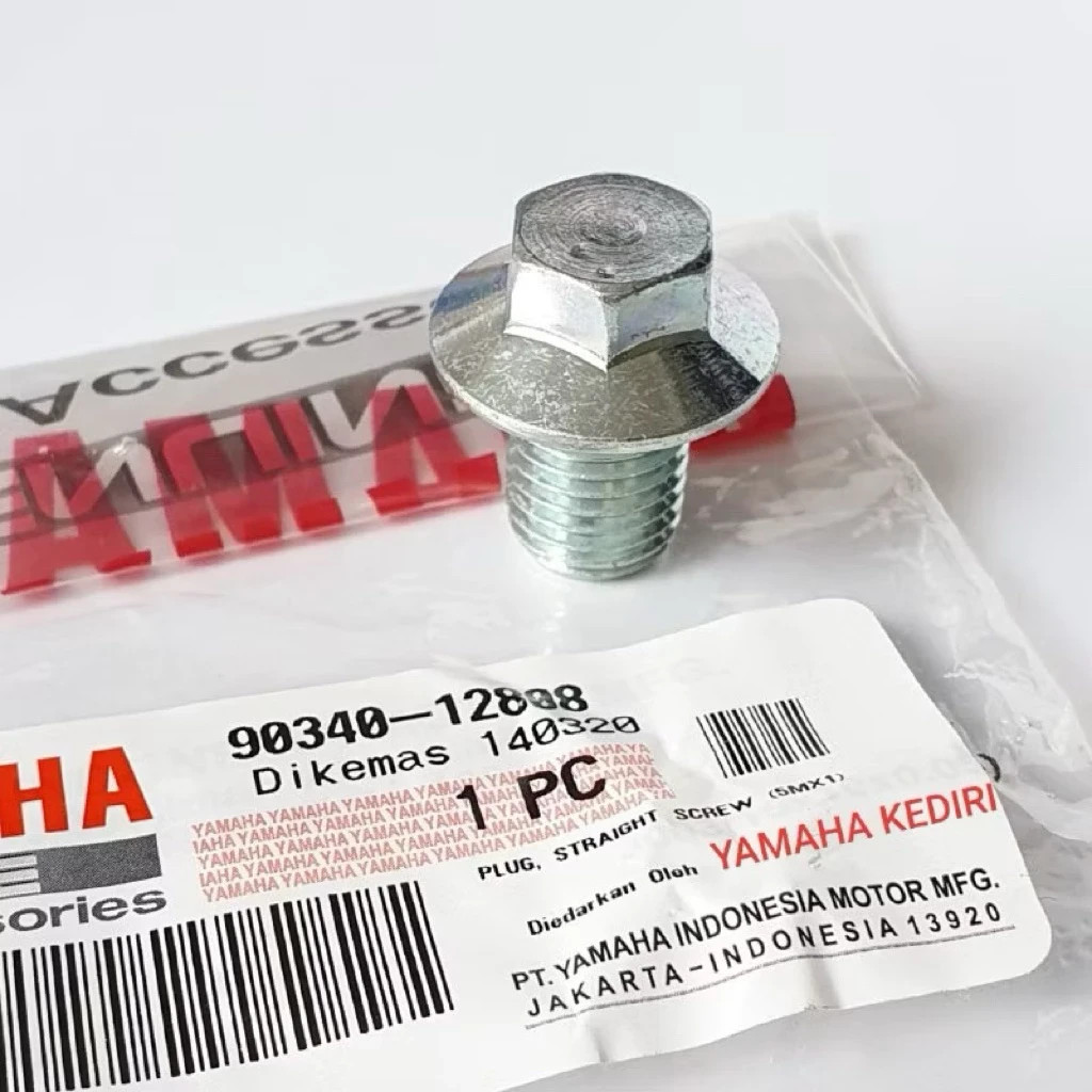 Oil Drain Plug Straight Screw 90340-12808 1Pcs For Yamaha YZF R3/MT03 2015-2025