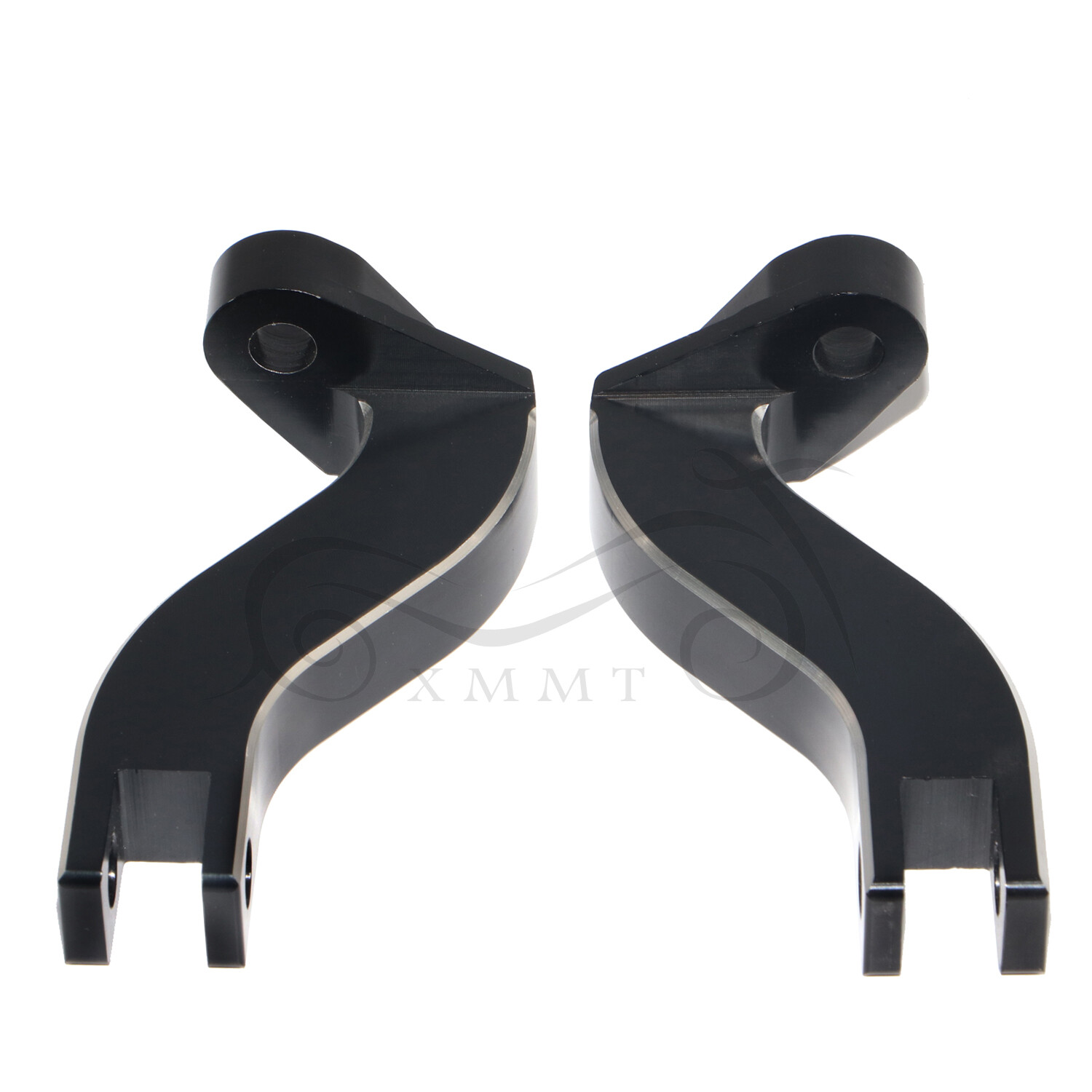 Rear Passenger Foot Peg Mount Brackets For Harley Electra Glide Road King FLHR