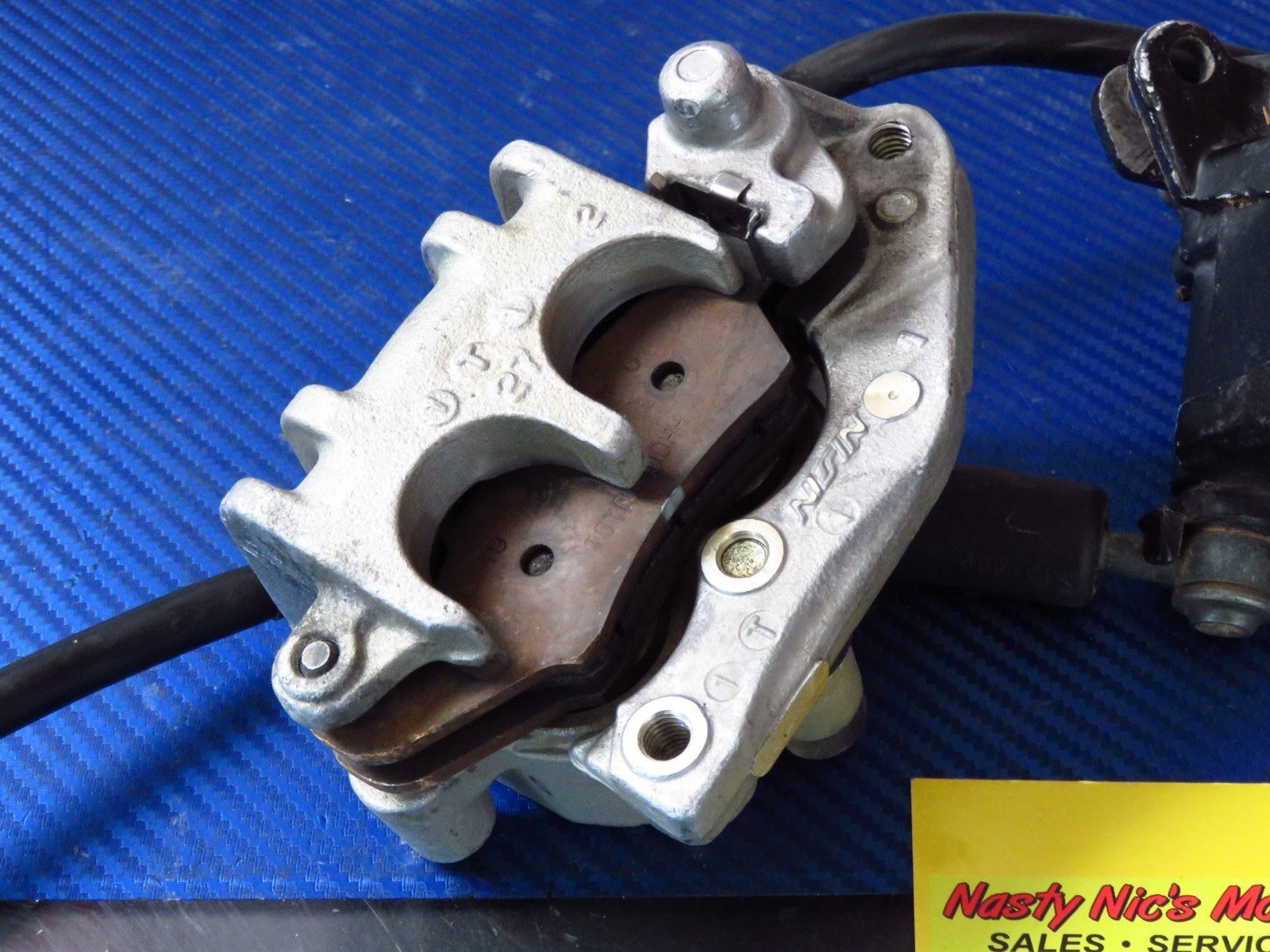 2000 YAMAHA YZ426f oem FRONT Brake CALIPER LINE AND MASTER CYLINDER NISSIN japan
