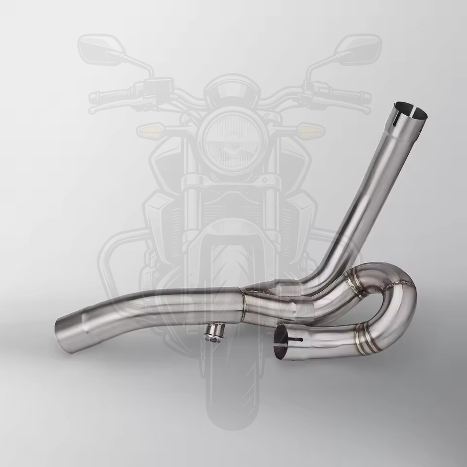 Slip-On Exhaust System Mid Link Pipe For Aprilia Shiver 750 / SL750 GT 2008-2017