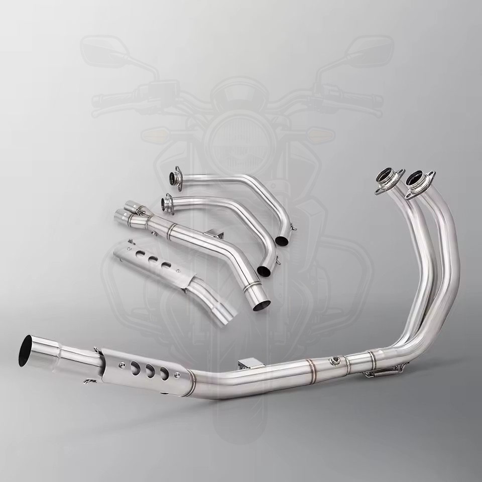 For Yamaha Tenere700 2019-2024 Exhaust System Header Front Link Pipe Stainless
