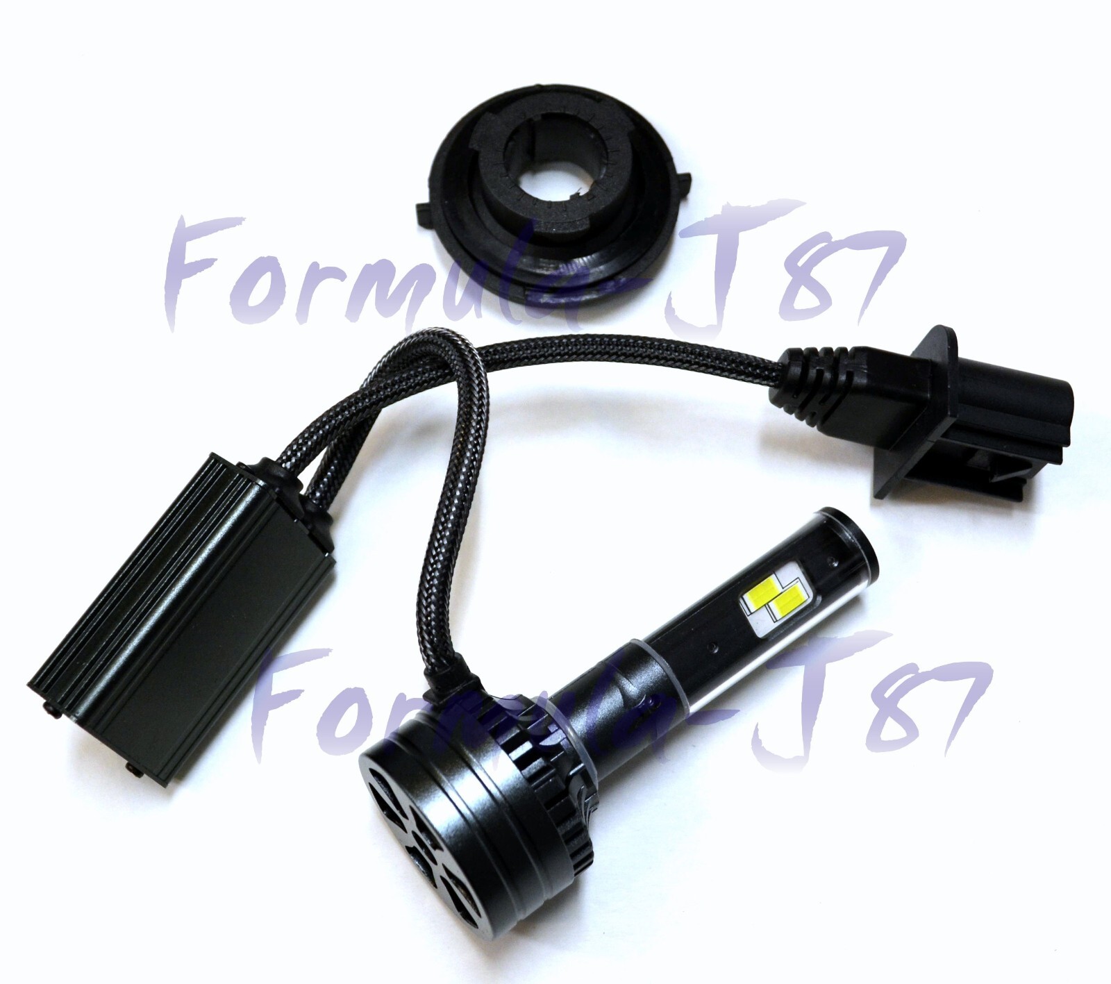 LED Kit F15 140W 9008 H13 4300K Stock Two Bulbs Headlight High Low Beam Upgrade