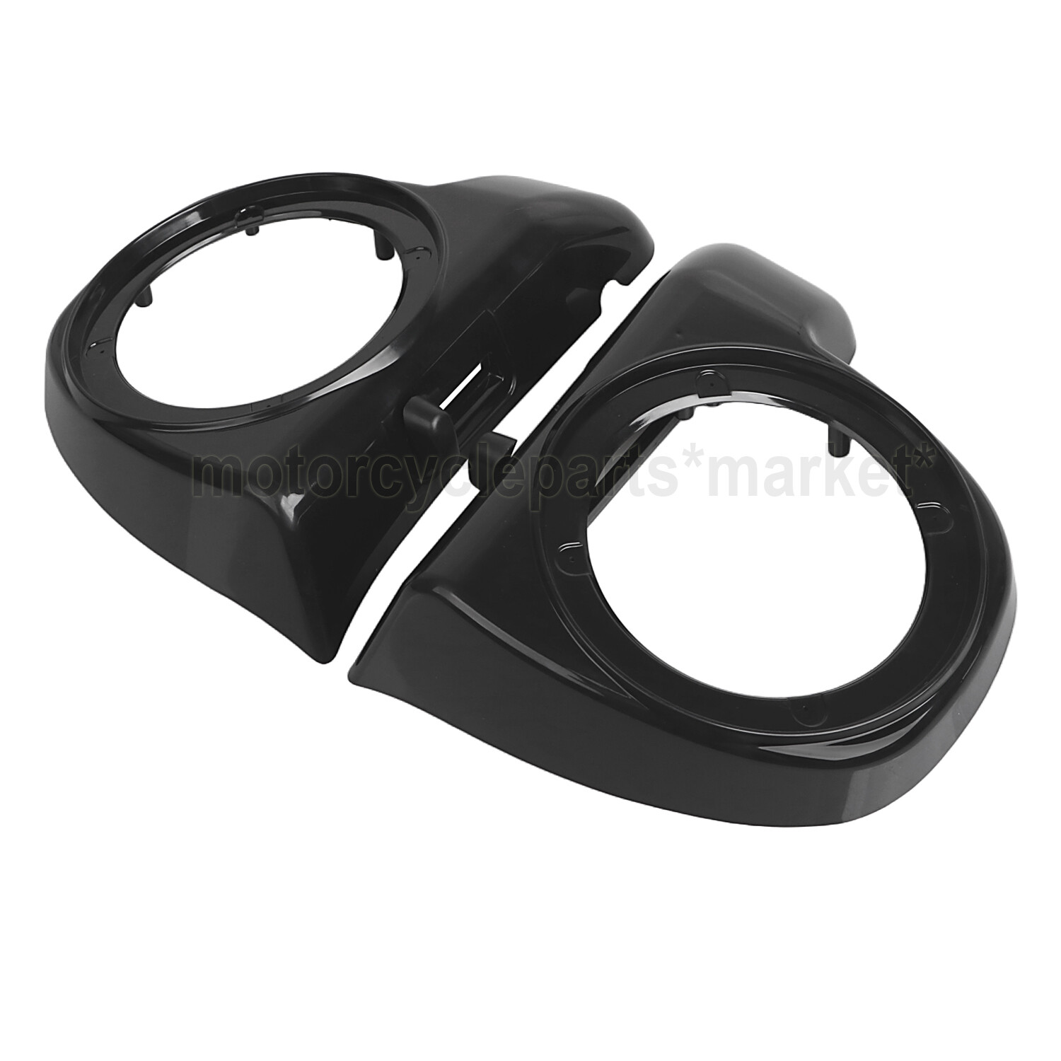 6 1/2″ Speaker Pod Boxes Fit For Harley Street Glide Lower Vented Fairings 14-23