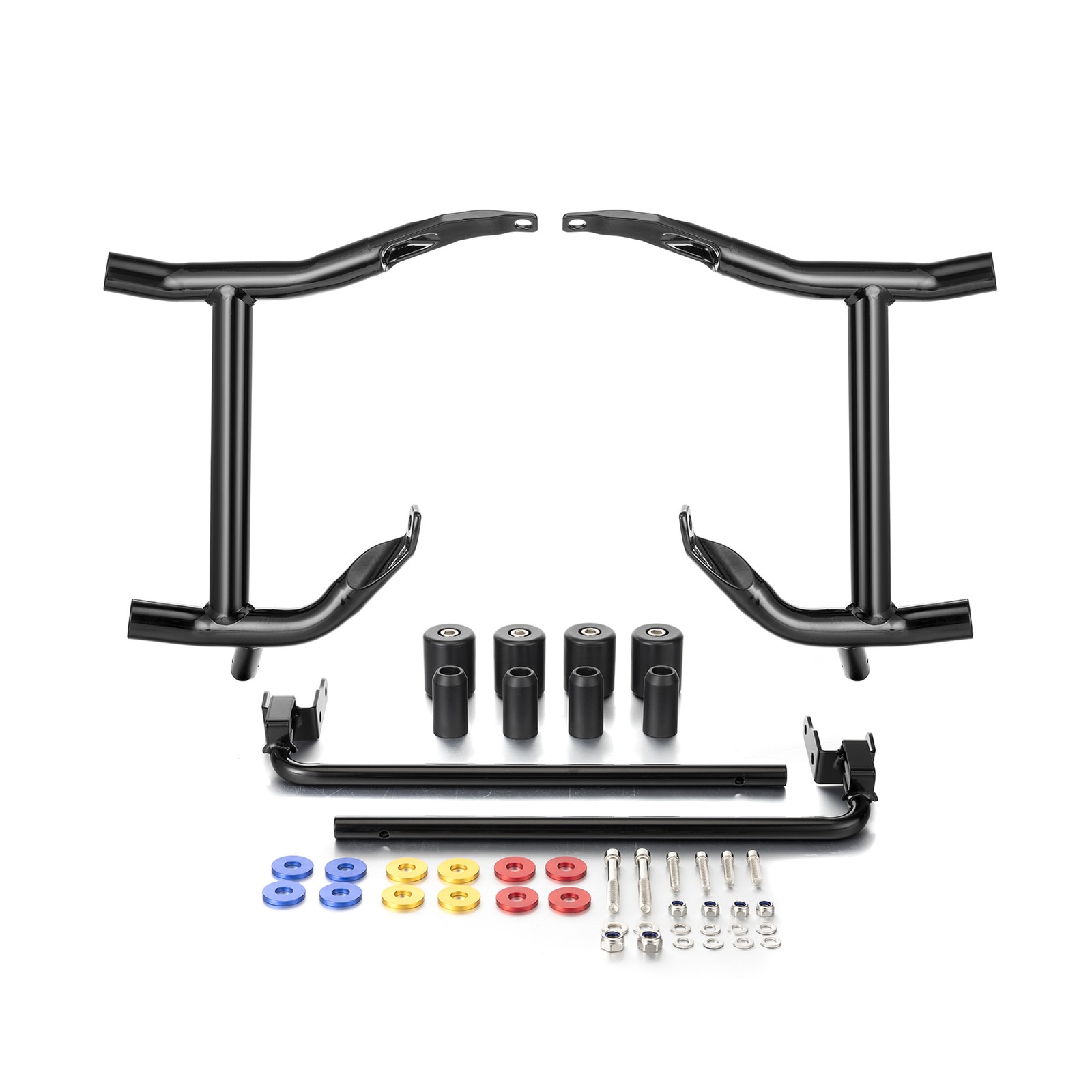 1.25″ SaddleBag Guard w/Lower tube For Harley Touring Road Street Glide 23-26