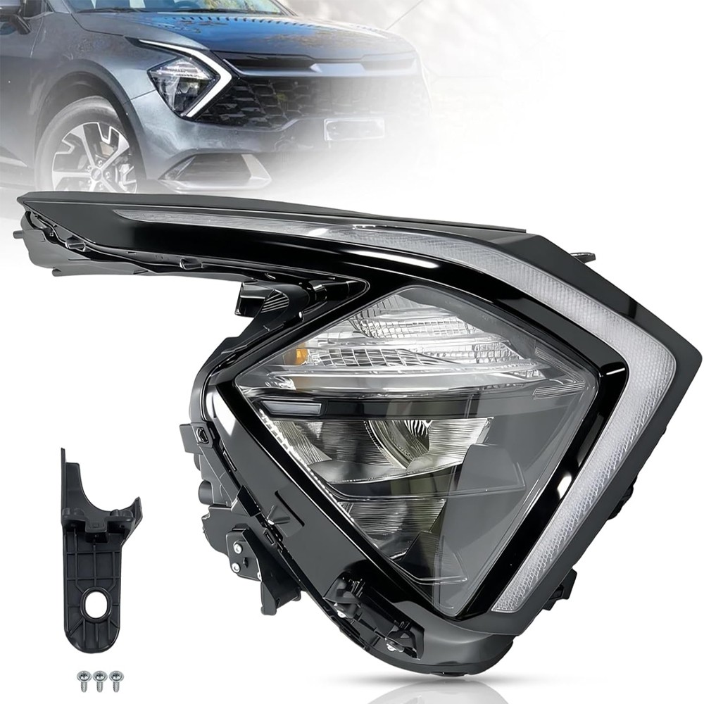 Passenger Side RH LED Headlight For 2022-2024 Kia Sportage SX EX LX 92102DW000