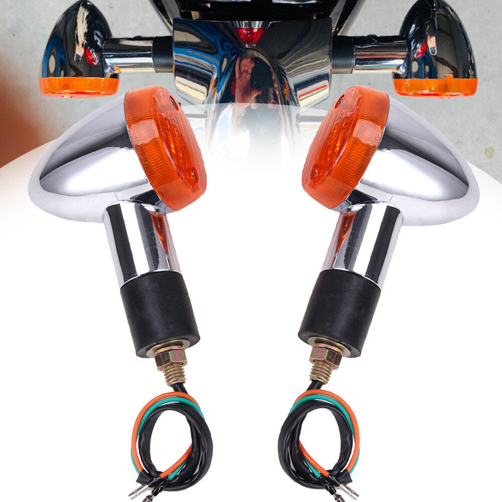 2X Turn Signal Lights For Honda Shadow VT VT1100 VT750 VT600 VF750 Magna 750