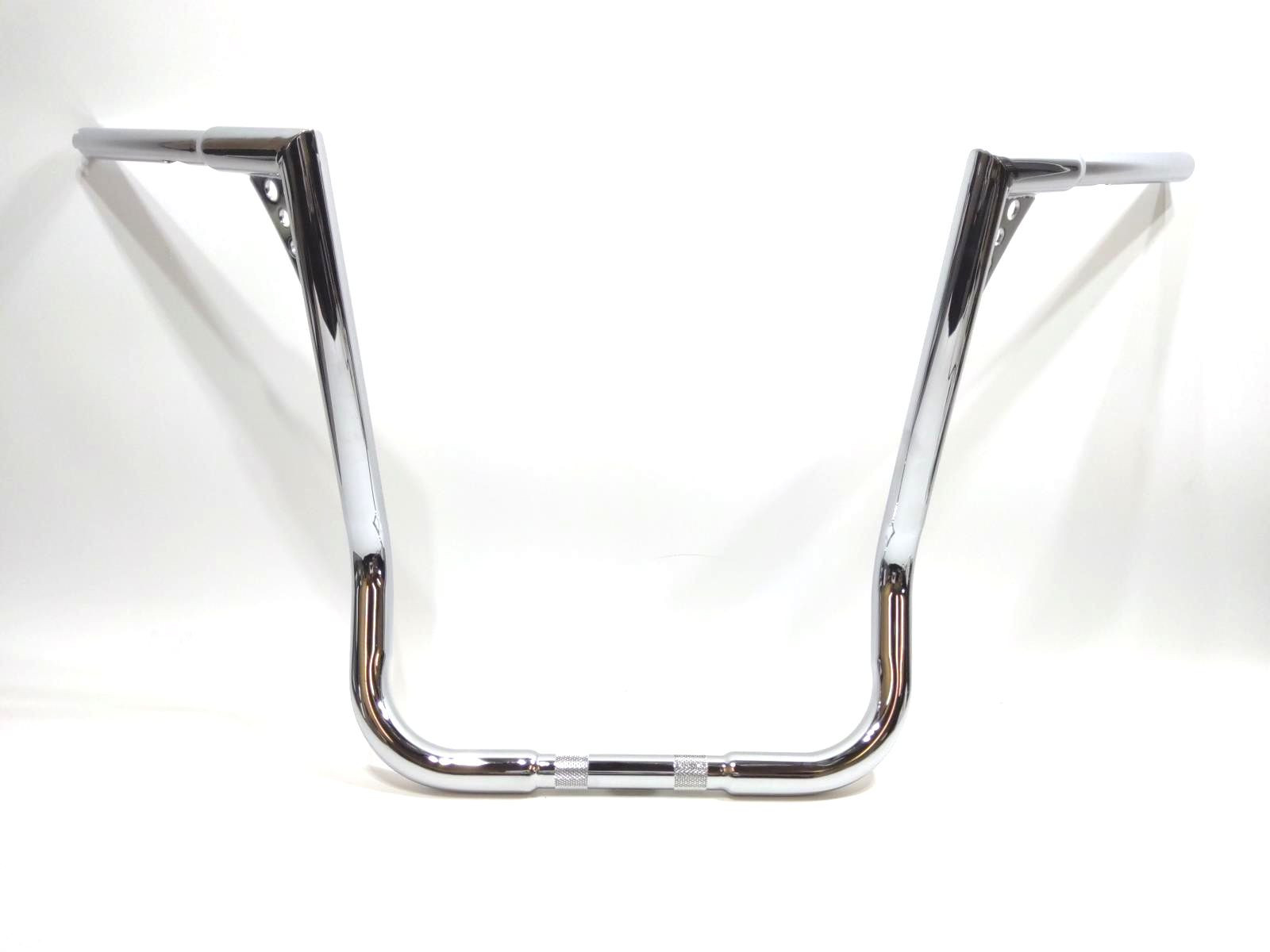 Demon’s Cycle 18″ Krator Webbed Chrome Bat Wing Ape Hangers YH225018