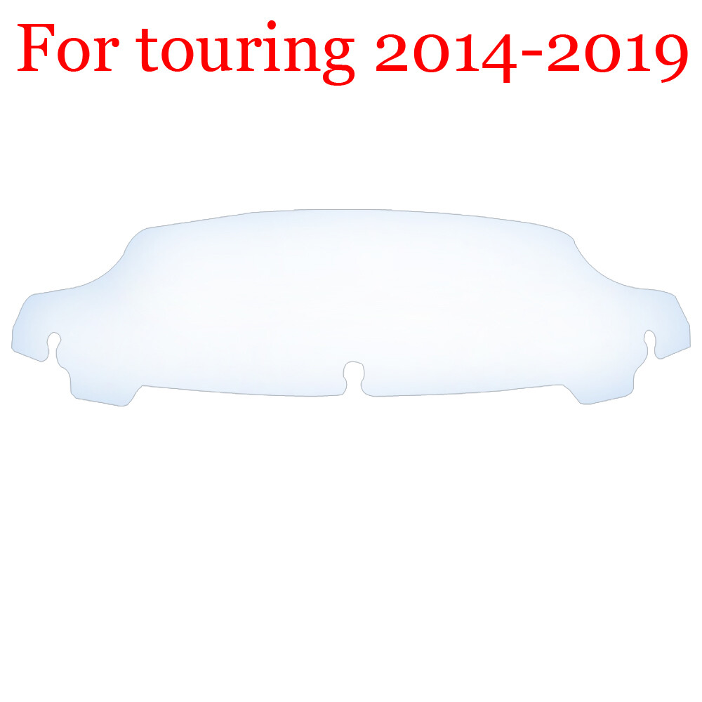 4.5″ 7″ 9″ 10″ Wave Windshield Windscreen For Harley Touring Street Glide 14-24