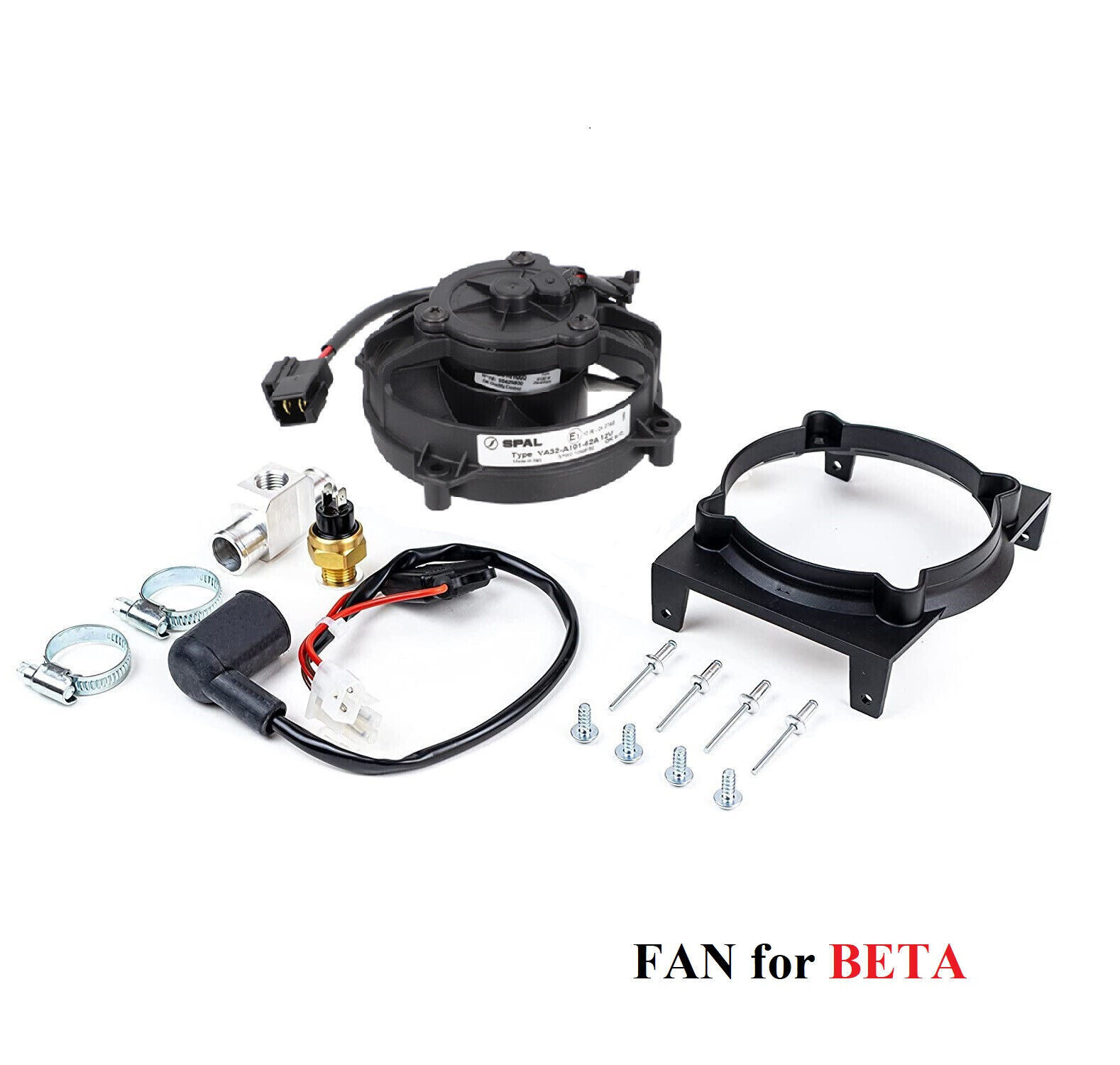 FAN BETA RR OEM RADIATOR FAN KIT 2 + 4 STROKE VENTILATOR SPAL -YEAR 2010 to 2019