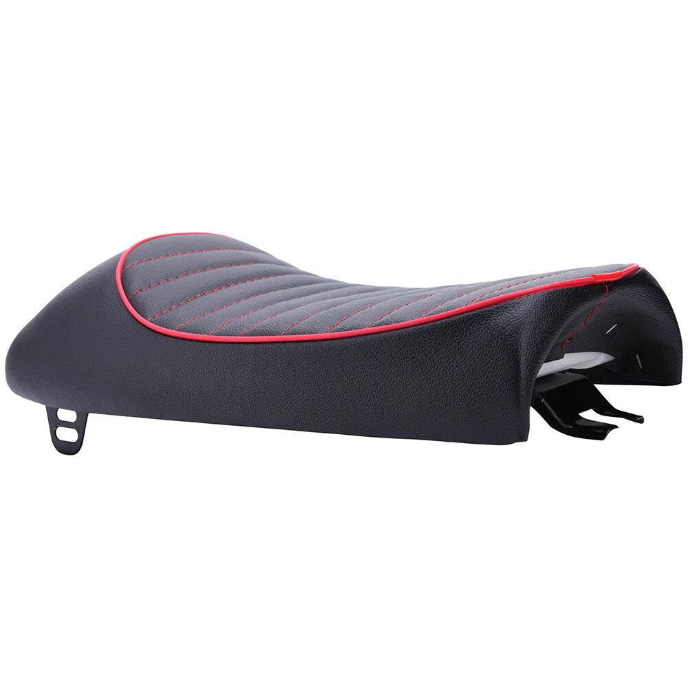 For Honda Nighthawk 250 CB250 Cafe Racer Driver Seat Hump Saddle Seat Red-Line