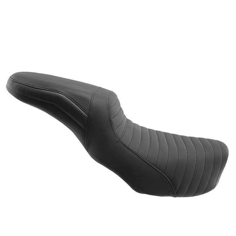 Rider Driver Passenger Seat Fit For Harley Dyna Street Fat Bob Super Glide 06-17