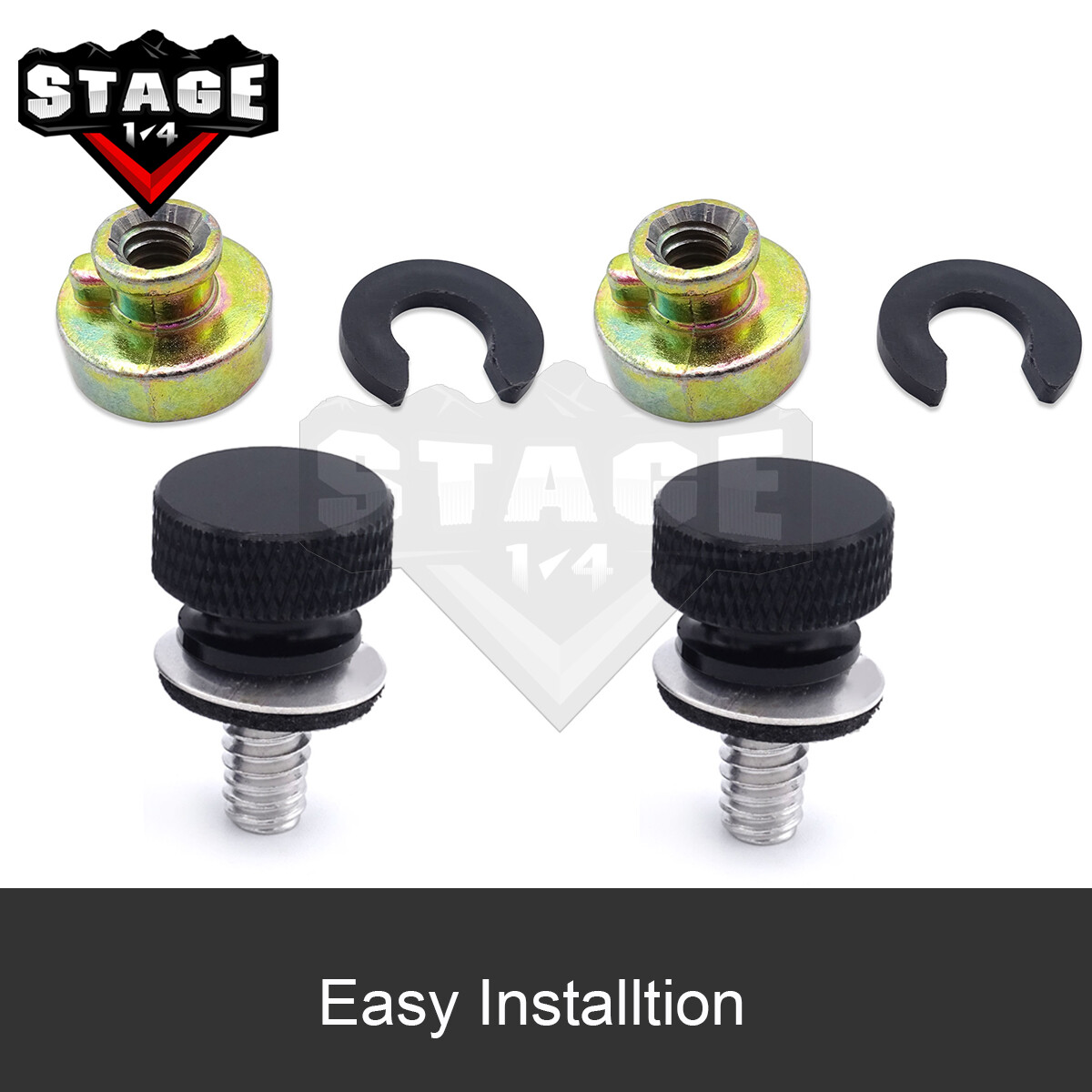 Rear Fender Seat Bolt Nut Base Screw Cap Kit For Harley Touring Street Glide 86+