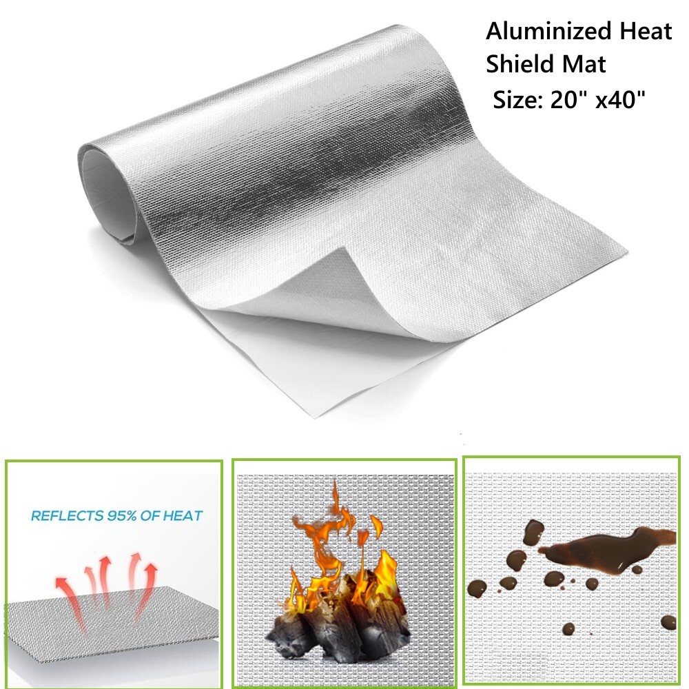 Backed Aluminized Self Adhesive 20”X40’’Thermal Insulation High Temp Protection