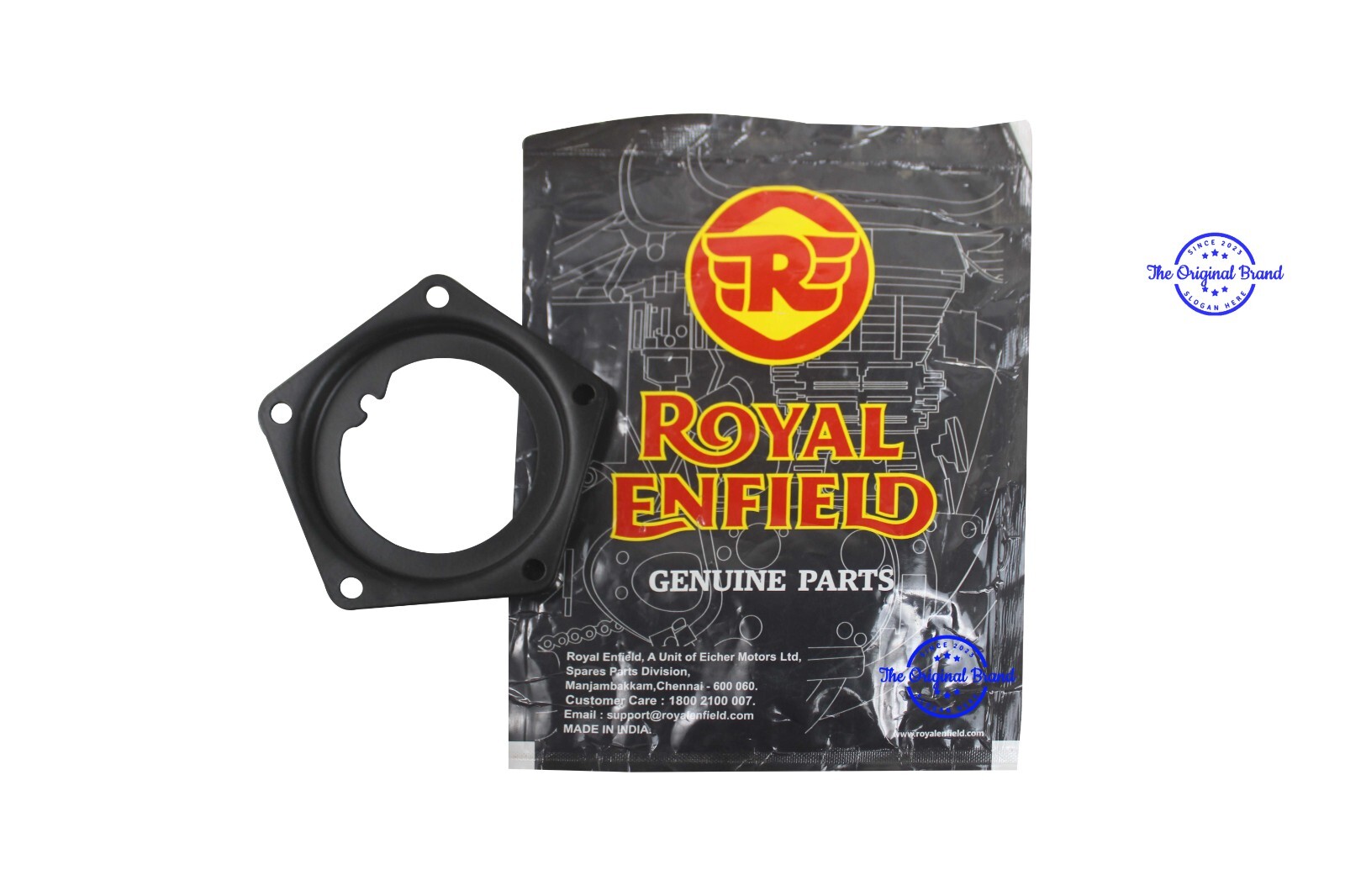 Mild Steel Black Clamp Plate – Fuel Pump For “Royal Enfield Continental GT 650”