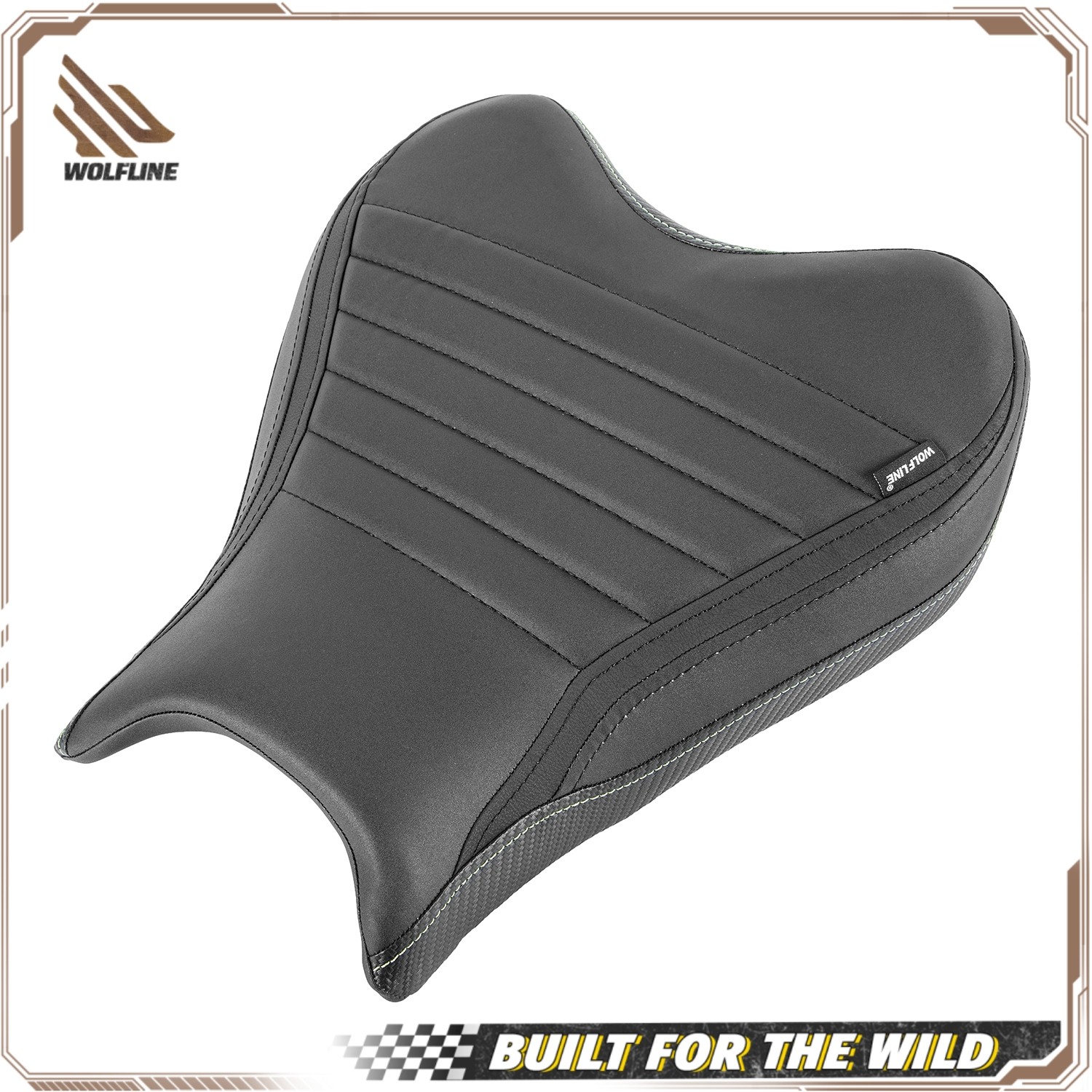 WOLFLINE Rider Seat for Yamaha YZF-R7 2021-2023 Anti-Slip Comfort Driver Seat