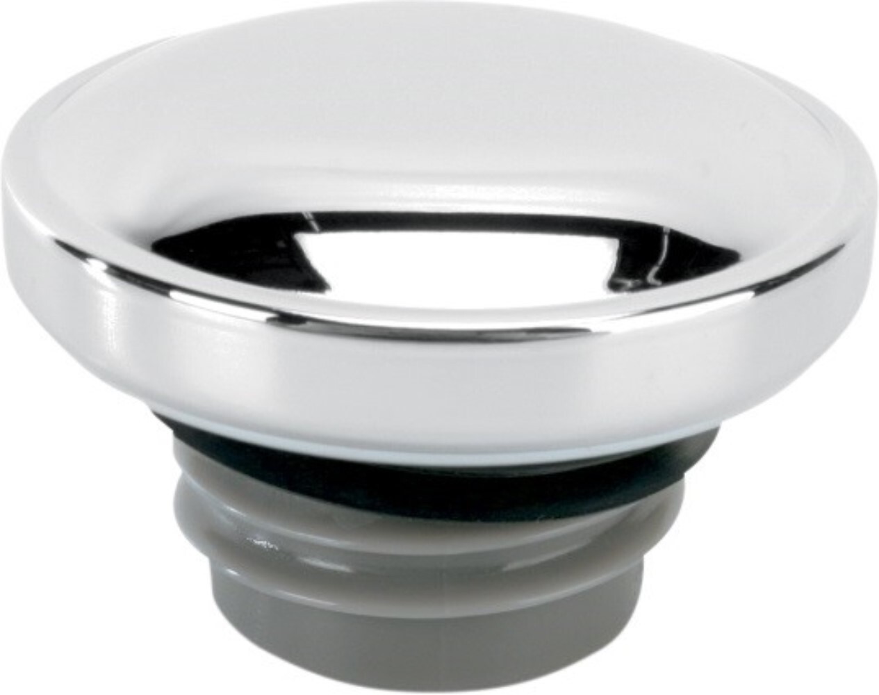 Drag Specialties DS-390281 Chrome Right Hand Vented Gas Cap for 96-25 Harley