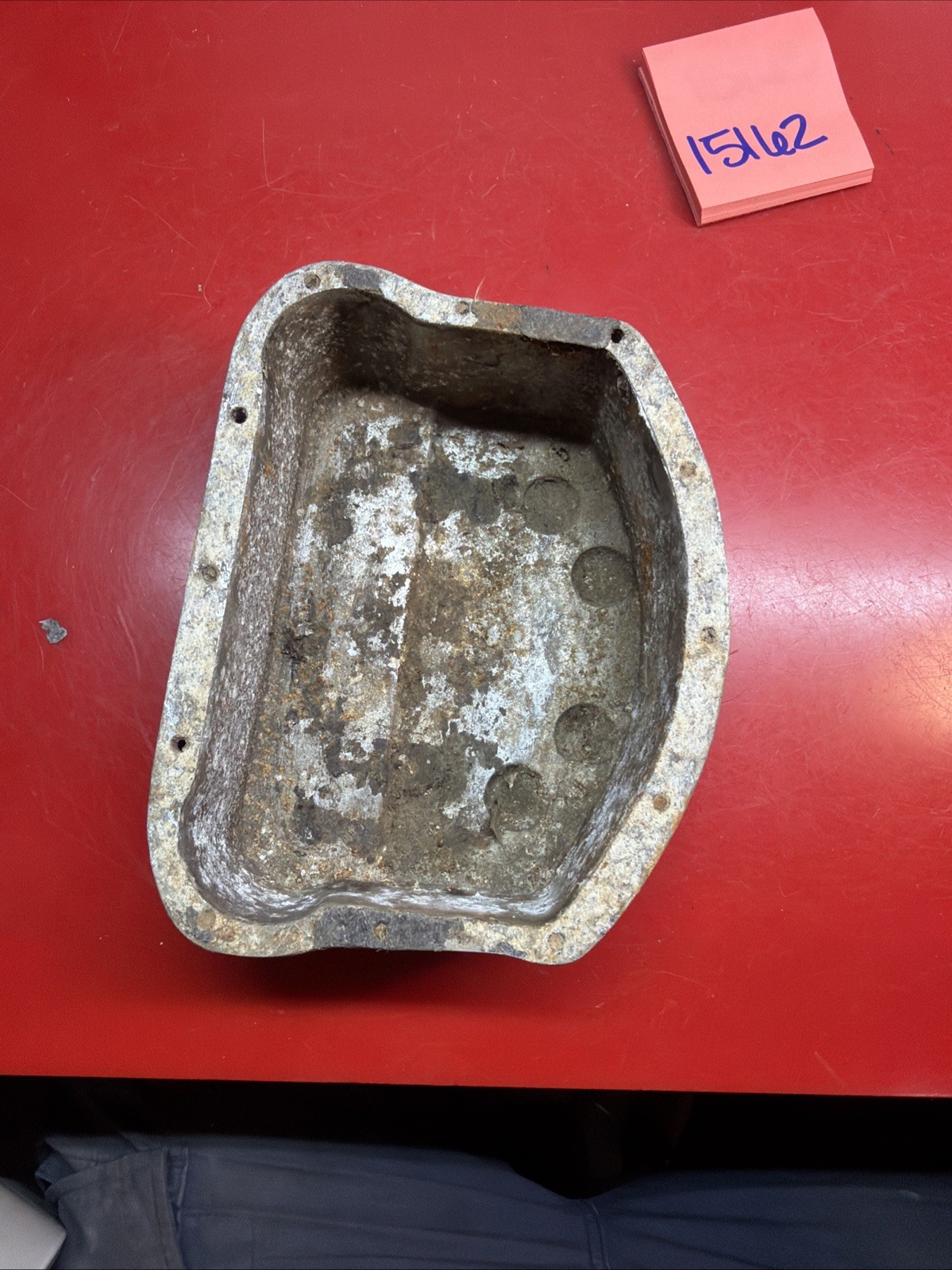 Harley Panhead Cast Aluminum Rocker Box Chopper ONE SINGLE BLEM CORROSION ART