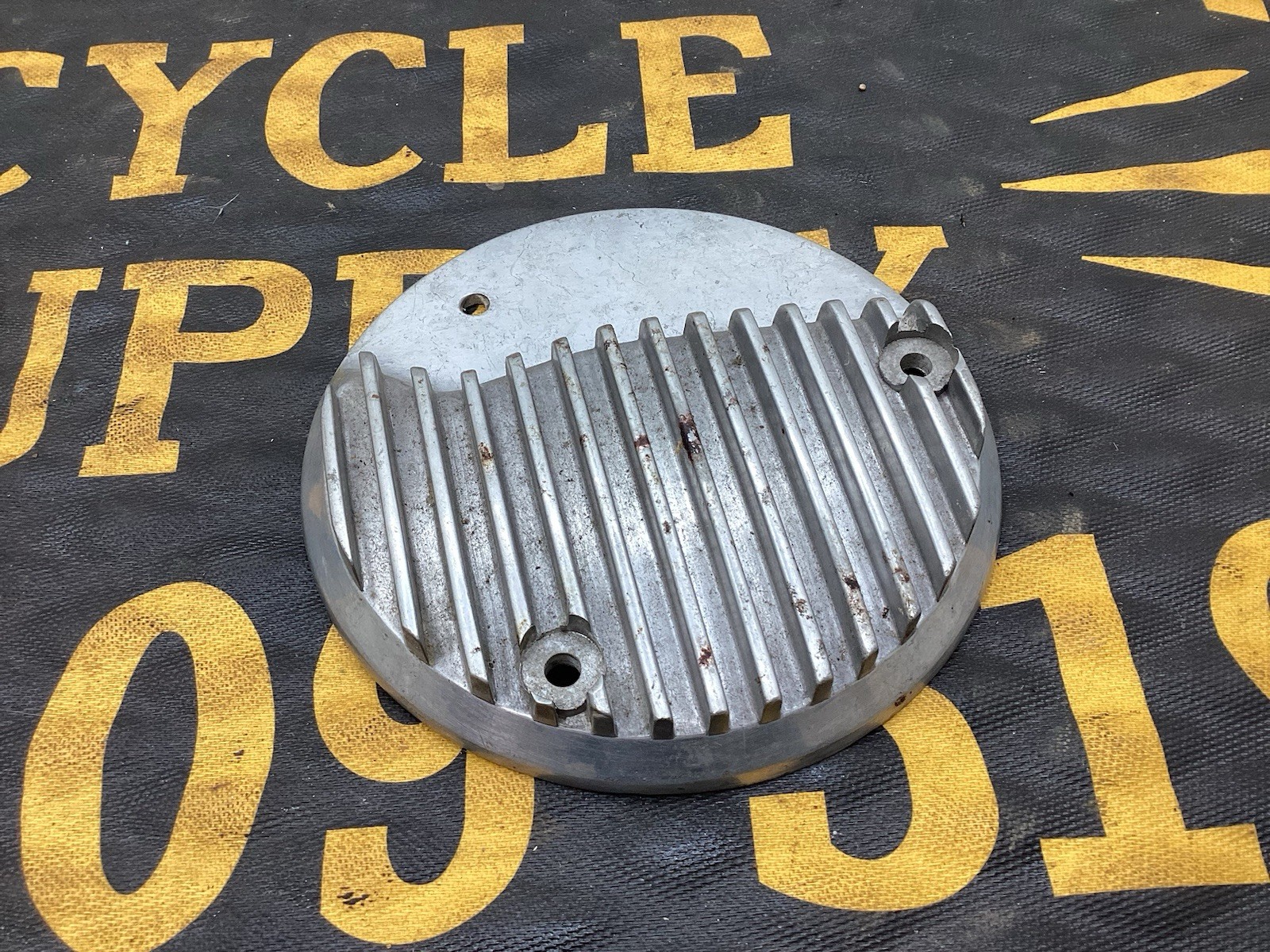 OEM HONDA CB750K CB750F VINTAGE FINNED CAST ALUMINUM CLUTCH ENGINE COVER NICE