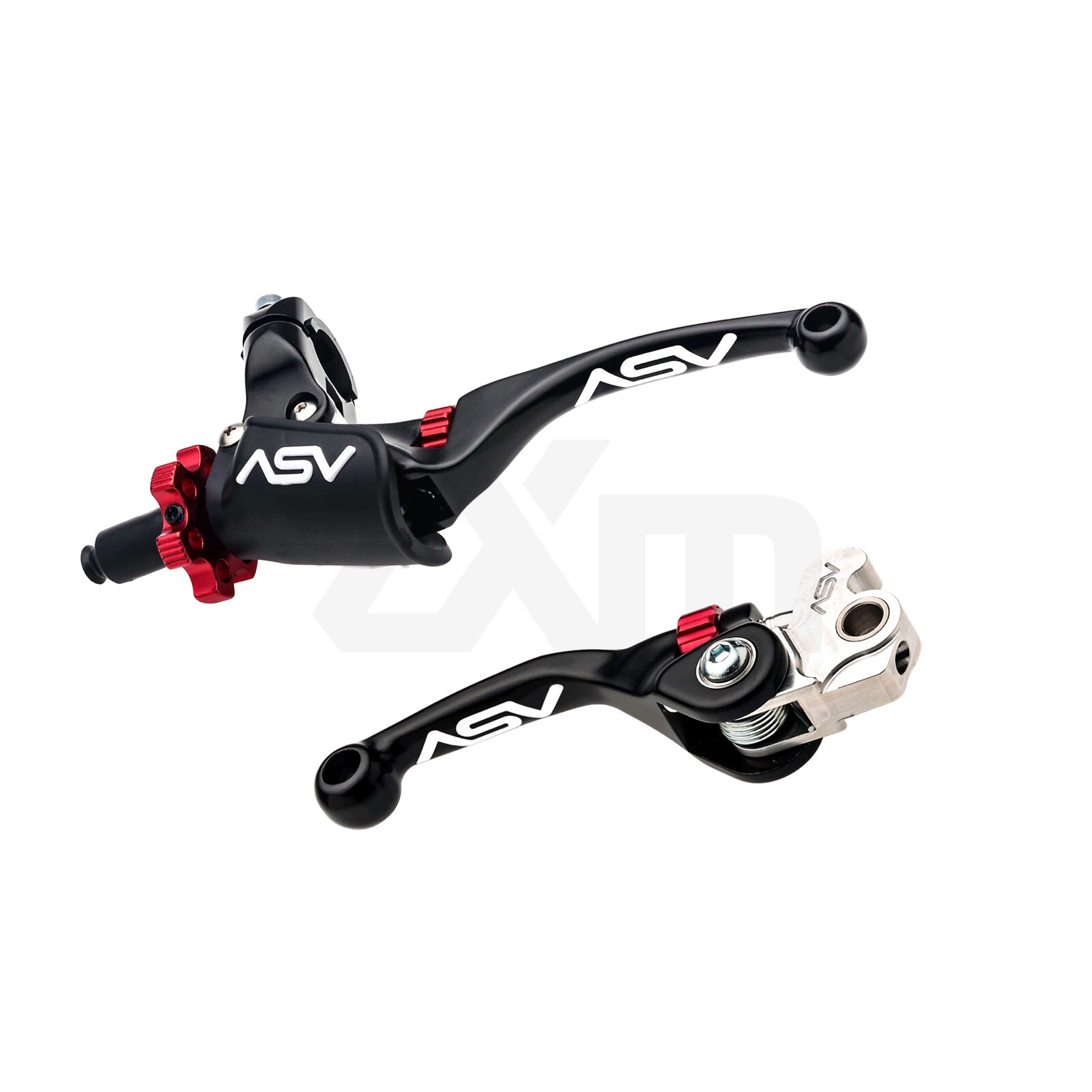 2009-2024 Kawasaki KLR650 ASV Inventions F4 Brake & Clutch Lever PRO PACK Black