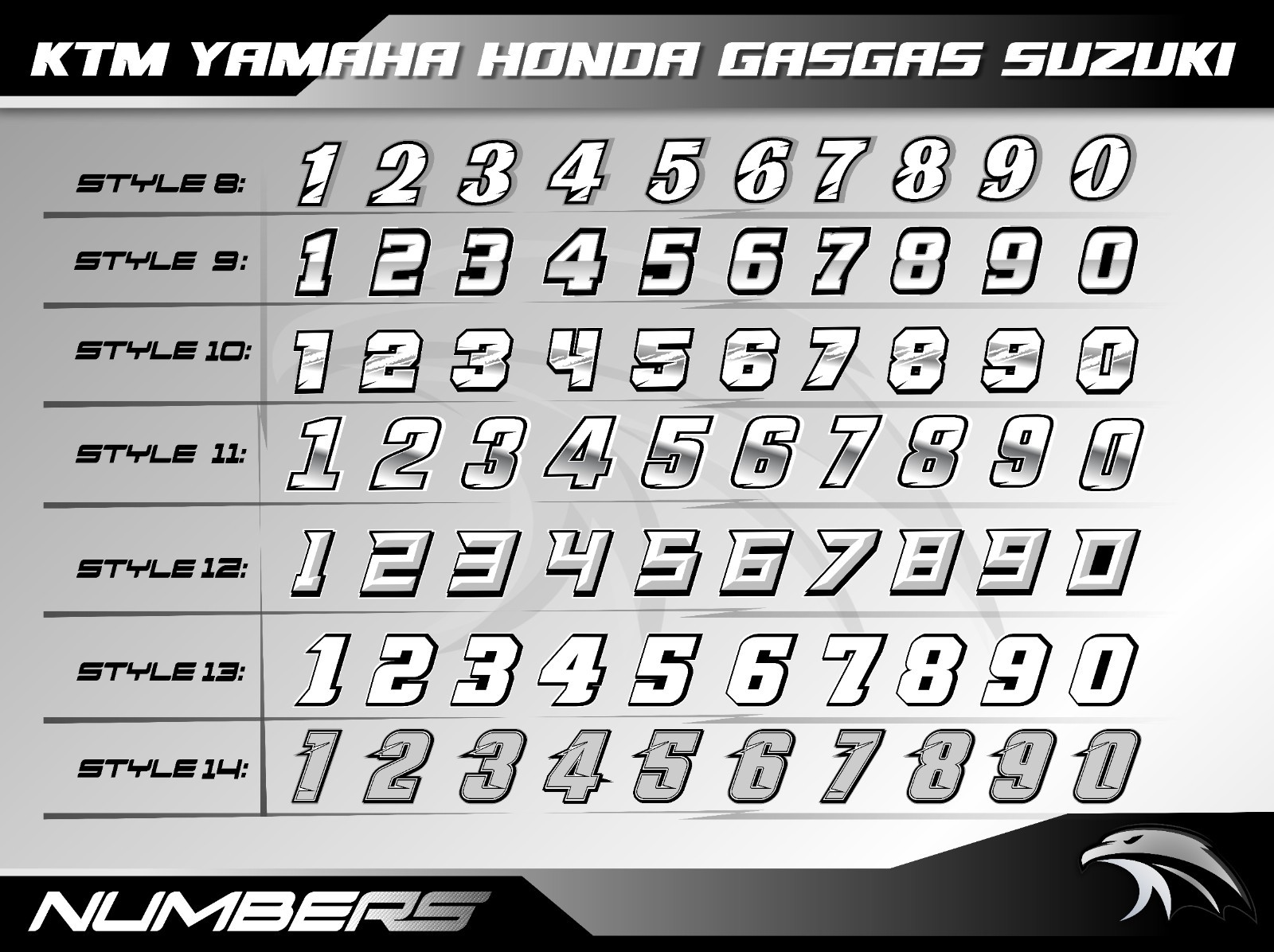 Motocross graphics for YAMAHA YZ 125 YZ250x 2015 – 2021 100%Customized tyrtay39