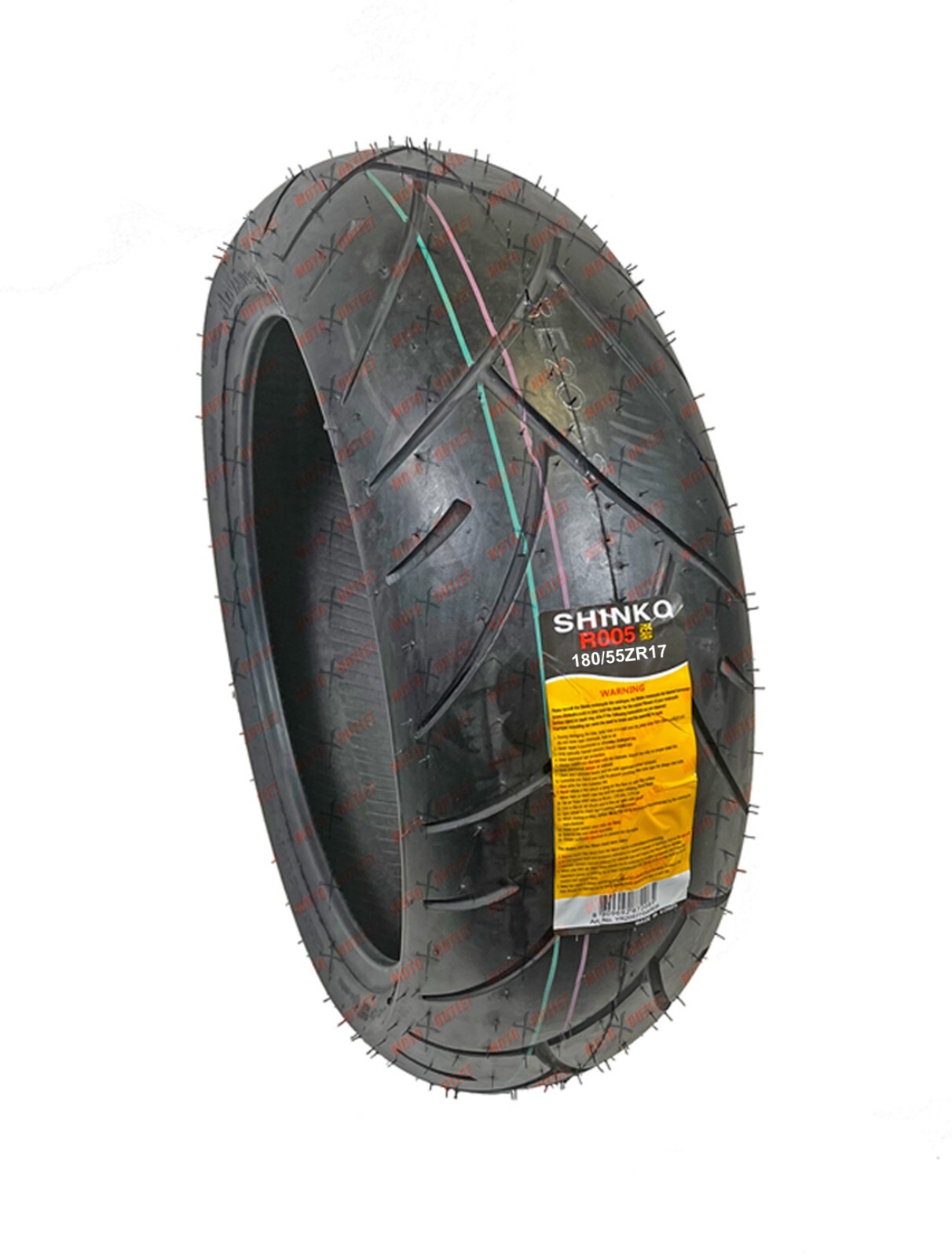 Shinko 180/55ZR17 Rear Tire Motorcycle 005 Advance 180 55 17 Back 87-4016