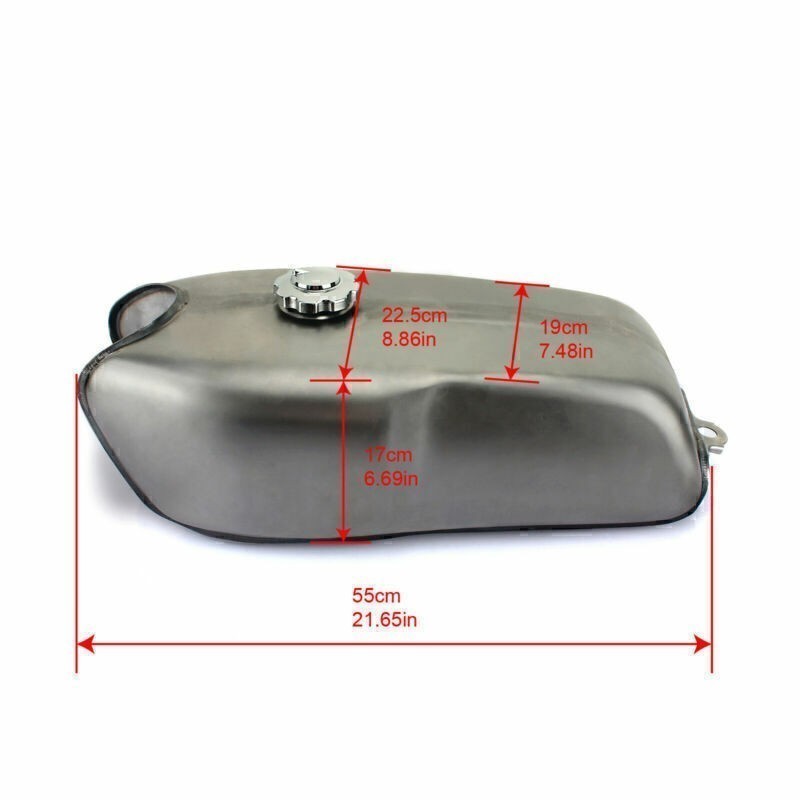 2.4 Gal / 9L Cafe Racer Gas Fuel Tank Universal For Honda for Yamaha for Suzuki