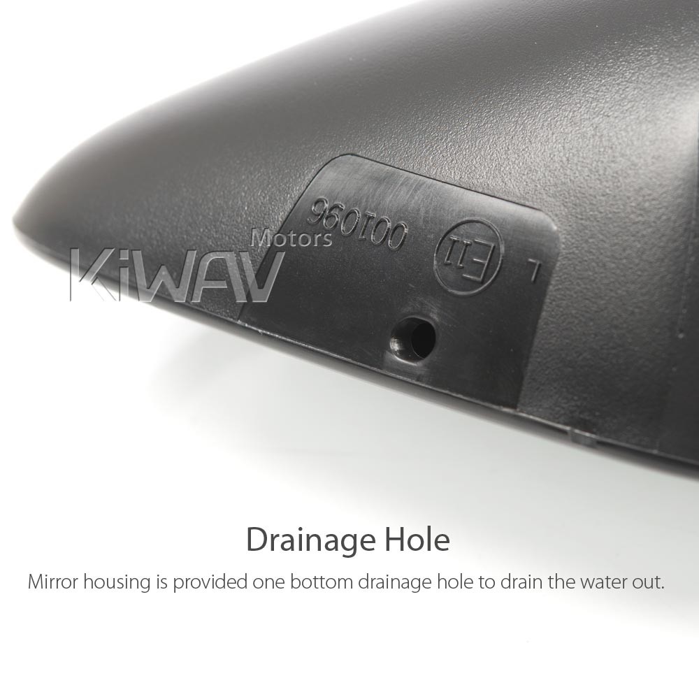 VAWiK OE spec Right Mirror FK178 Chrome Convex For Kawasaki Ninja ZX-10R 04′-05′