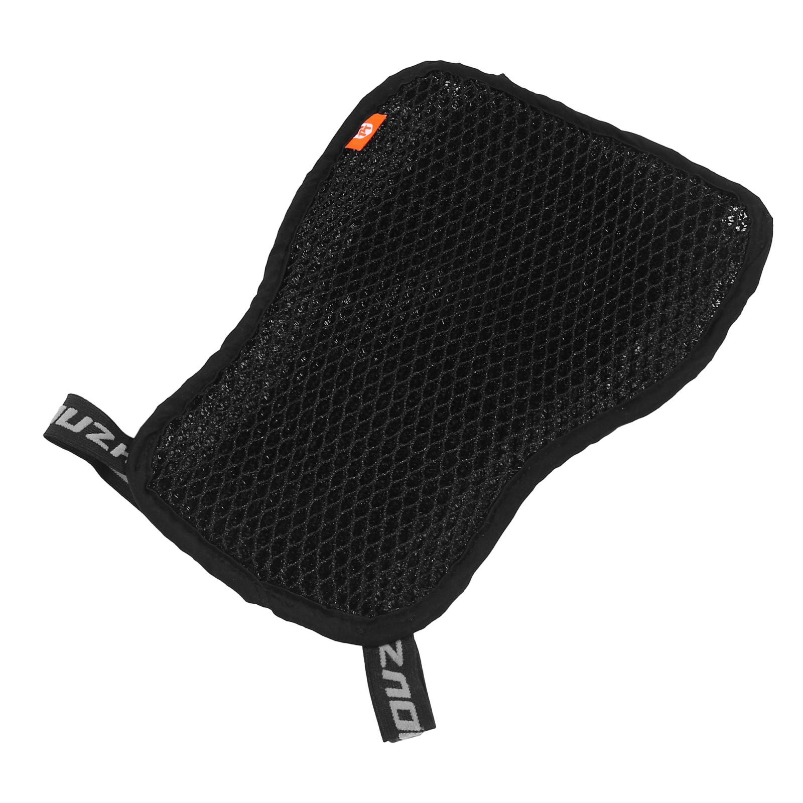 36x27cm Size S Motorcycle Seat Cover Breathable Double Layer 3D Mesh Black